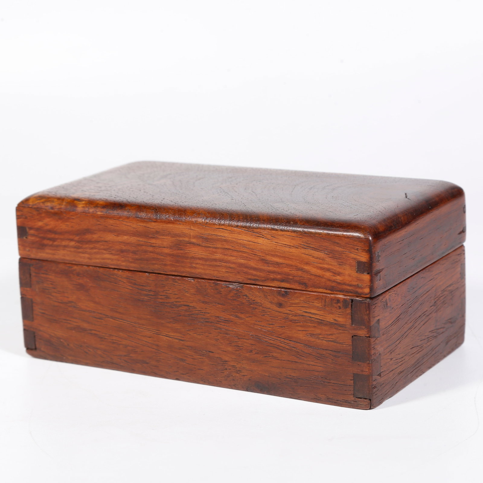 A HUANGHUALI WOOD COVERED BOX (1 of 9)