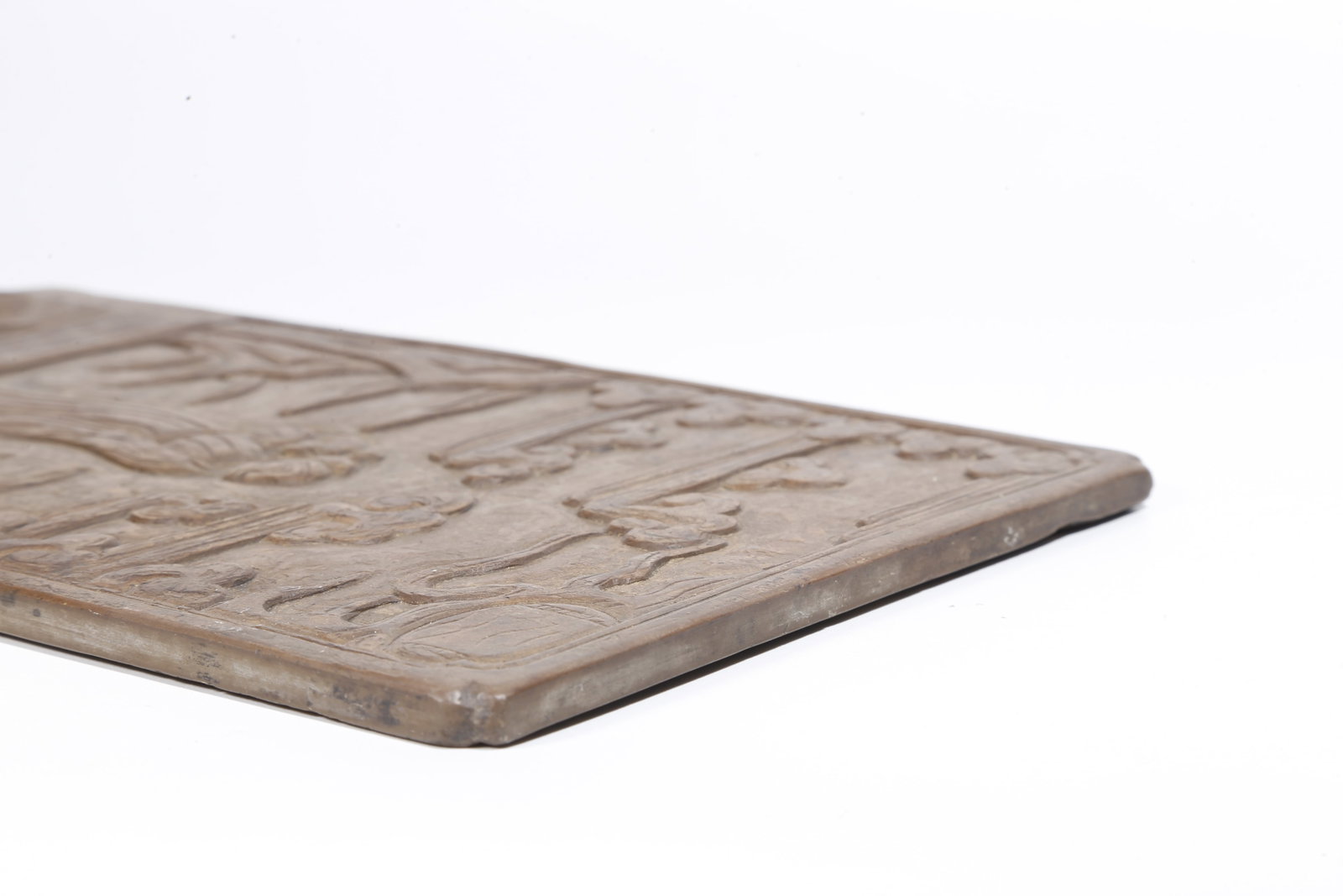 A STONE SLAB WITH LADY PATTERN - 8