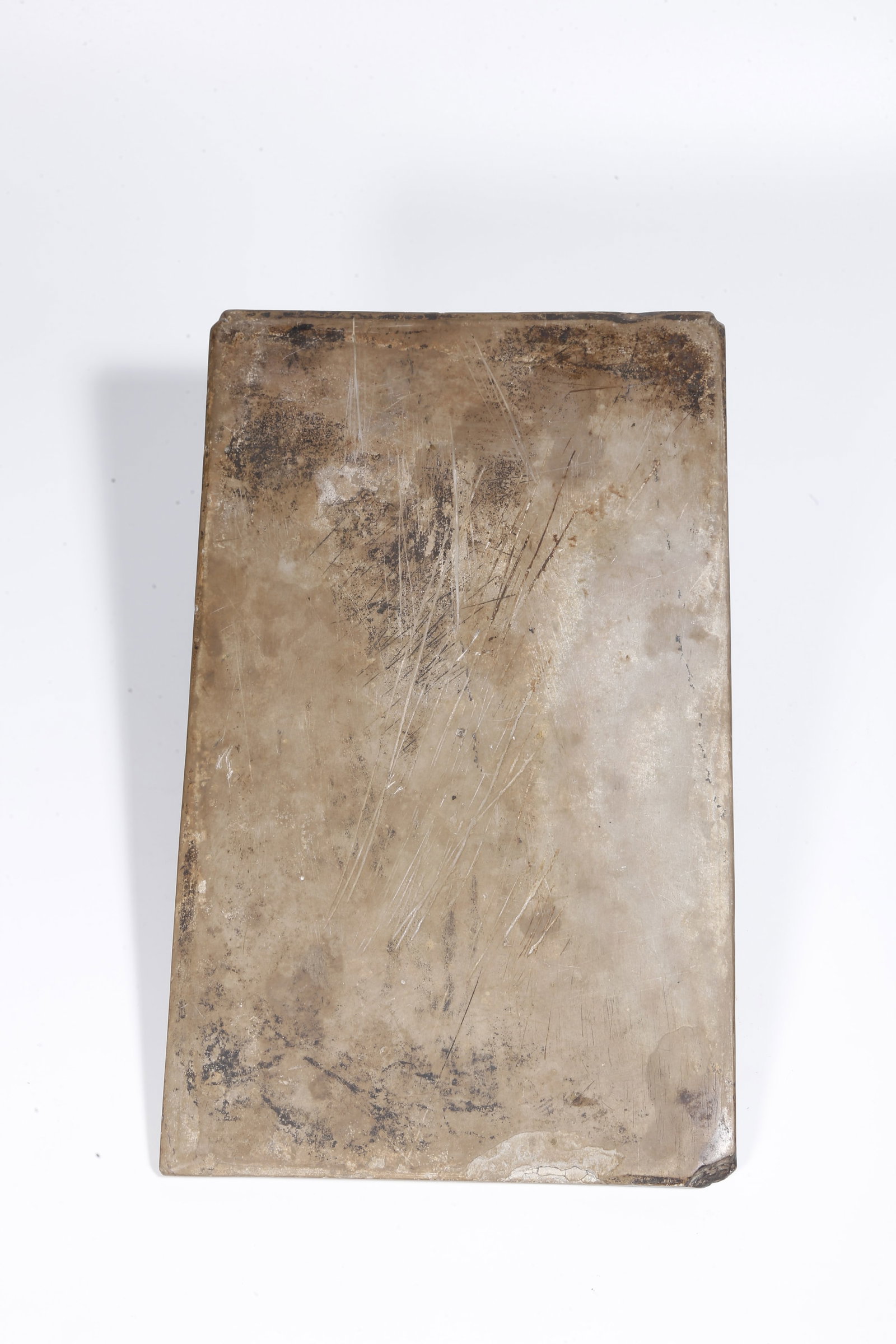 A STONE SLAB WITH LADY PATTERN - 9