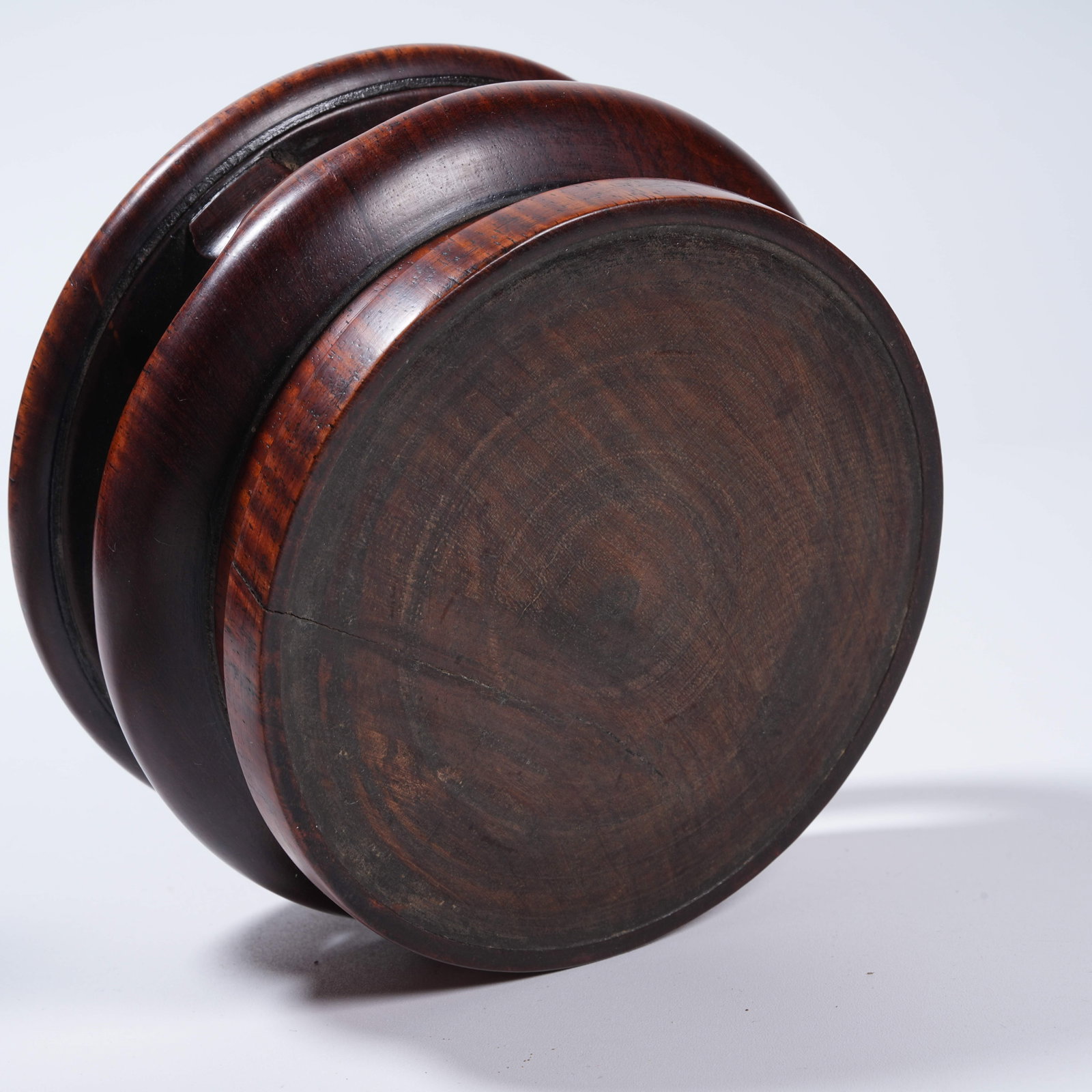 A MAHOGANY BASE - 8