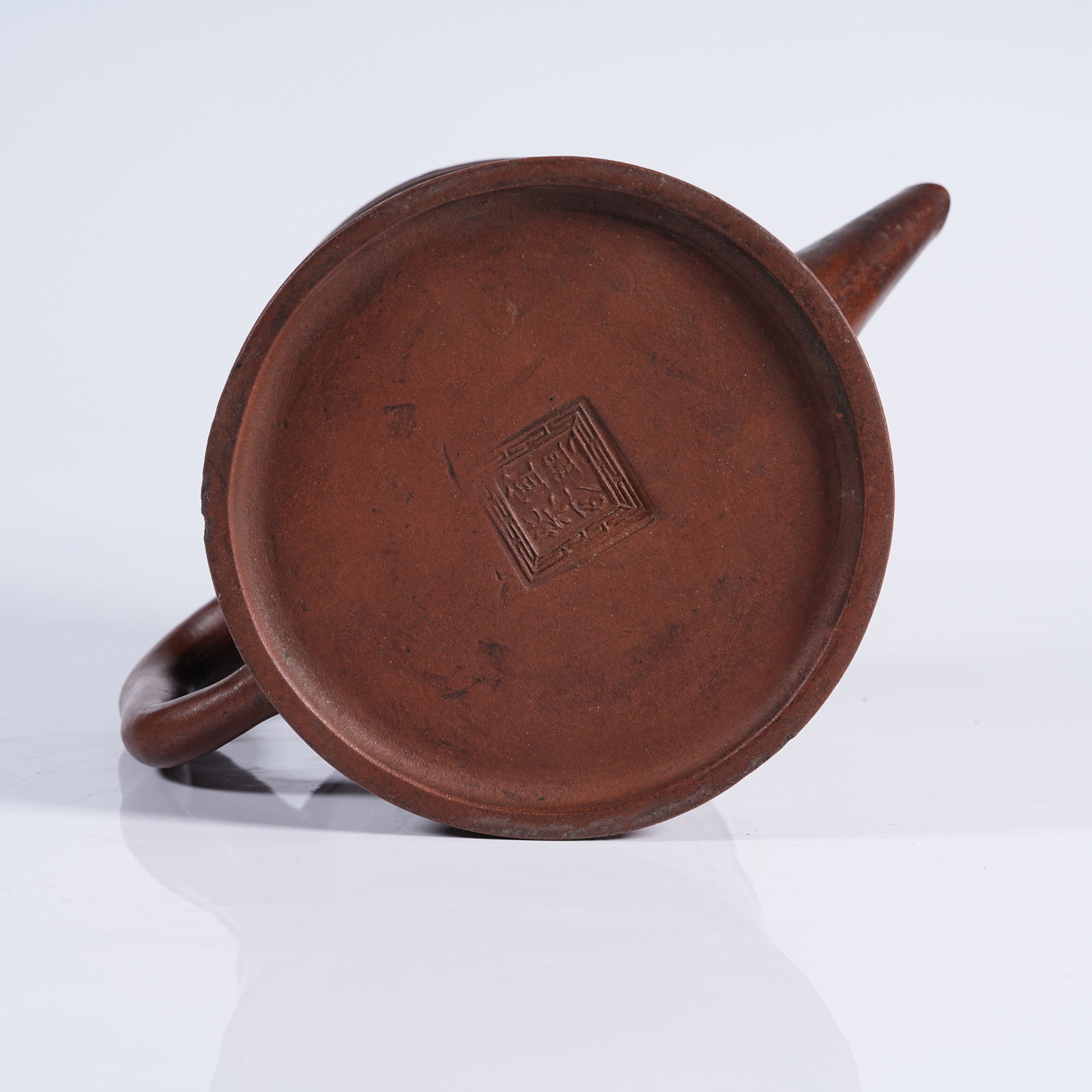 A ZISHA LONGEVITY PATTERN TEAPOT - 9