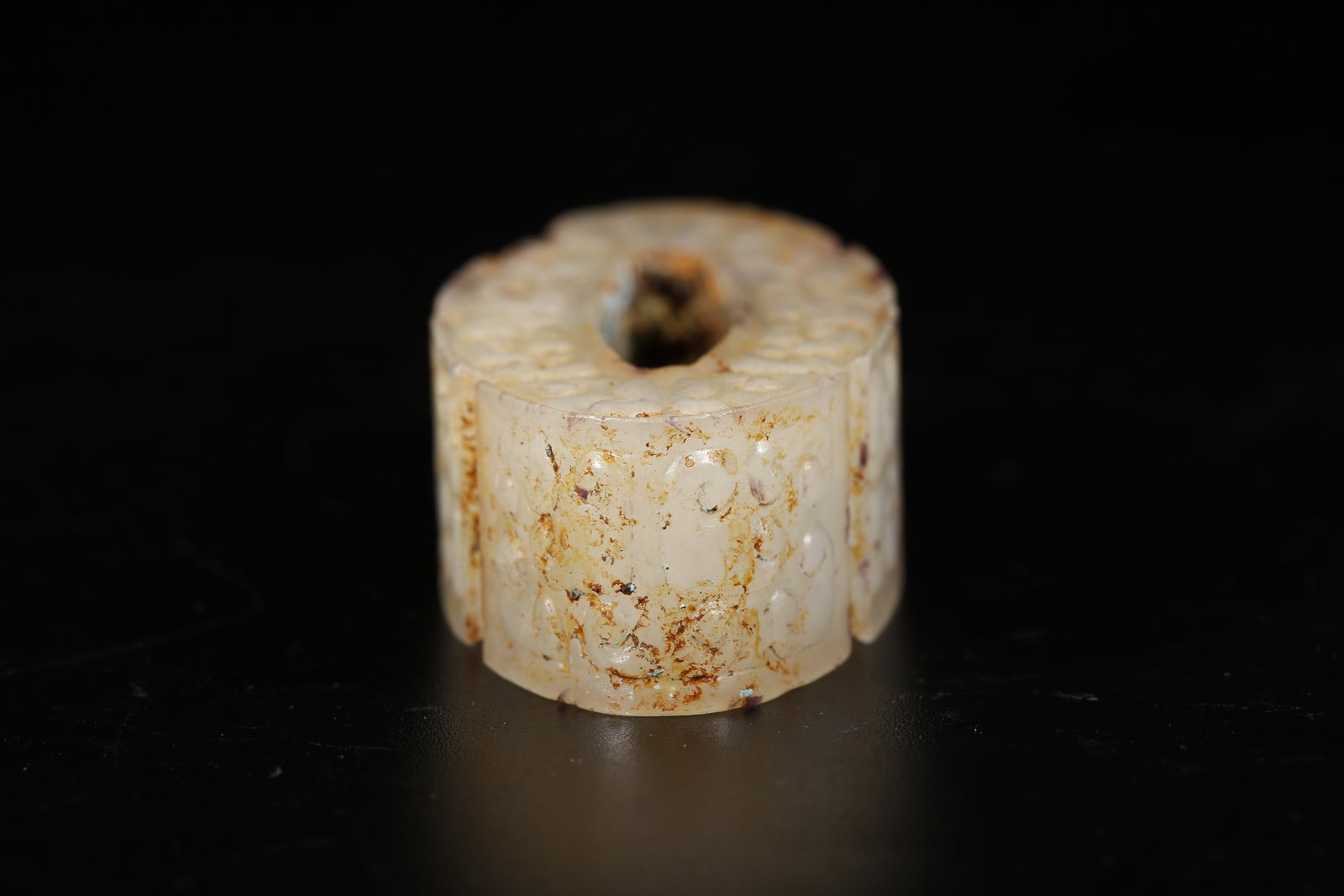 A HETIAN JADE SWORD GUARDS (A PAIR) - 6