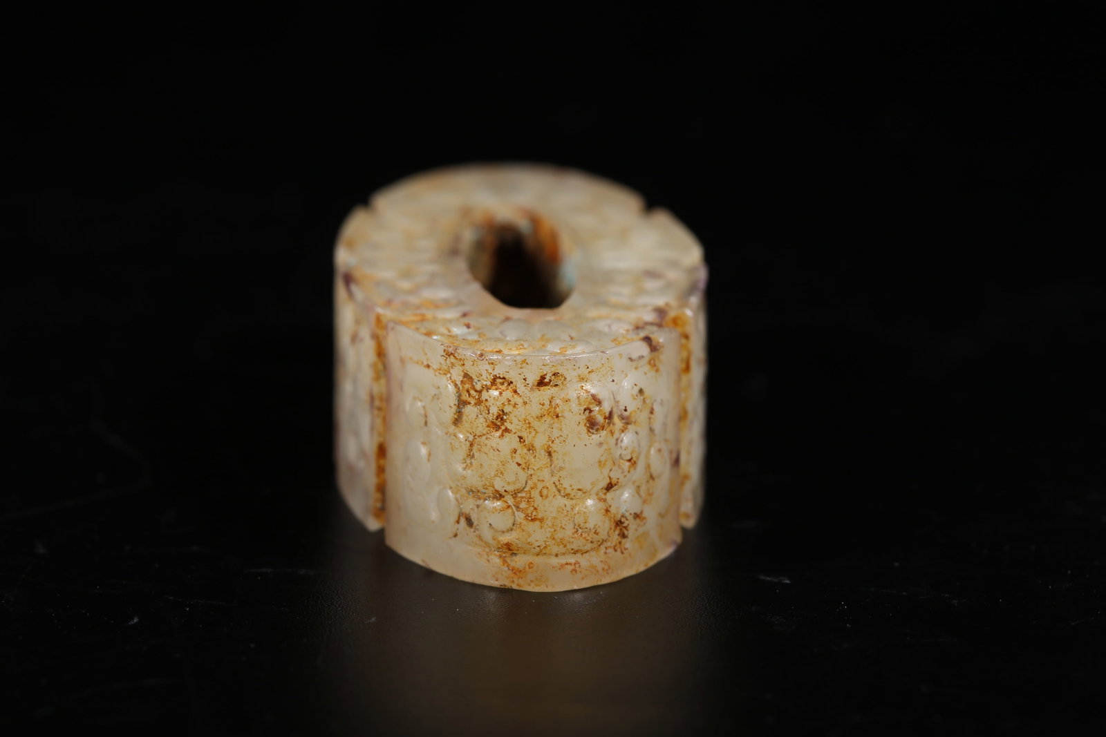 A HETIAN JADE SWORD GUARDS (A PAIR) - 8