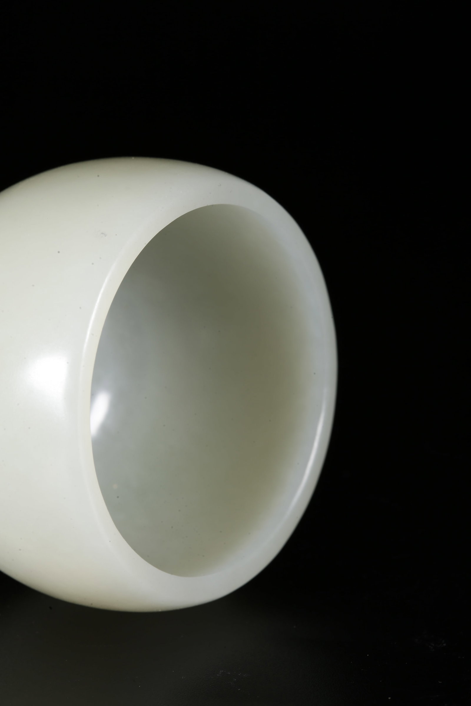 A HETIAN JADE CUP - 8