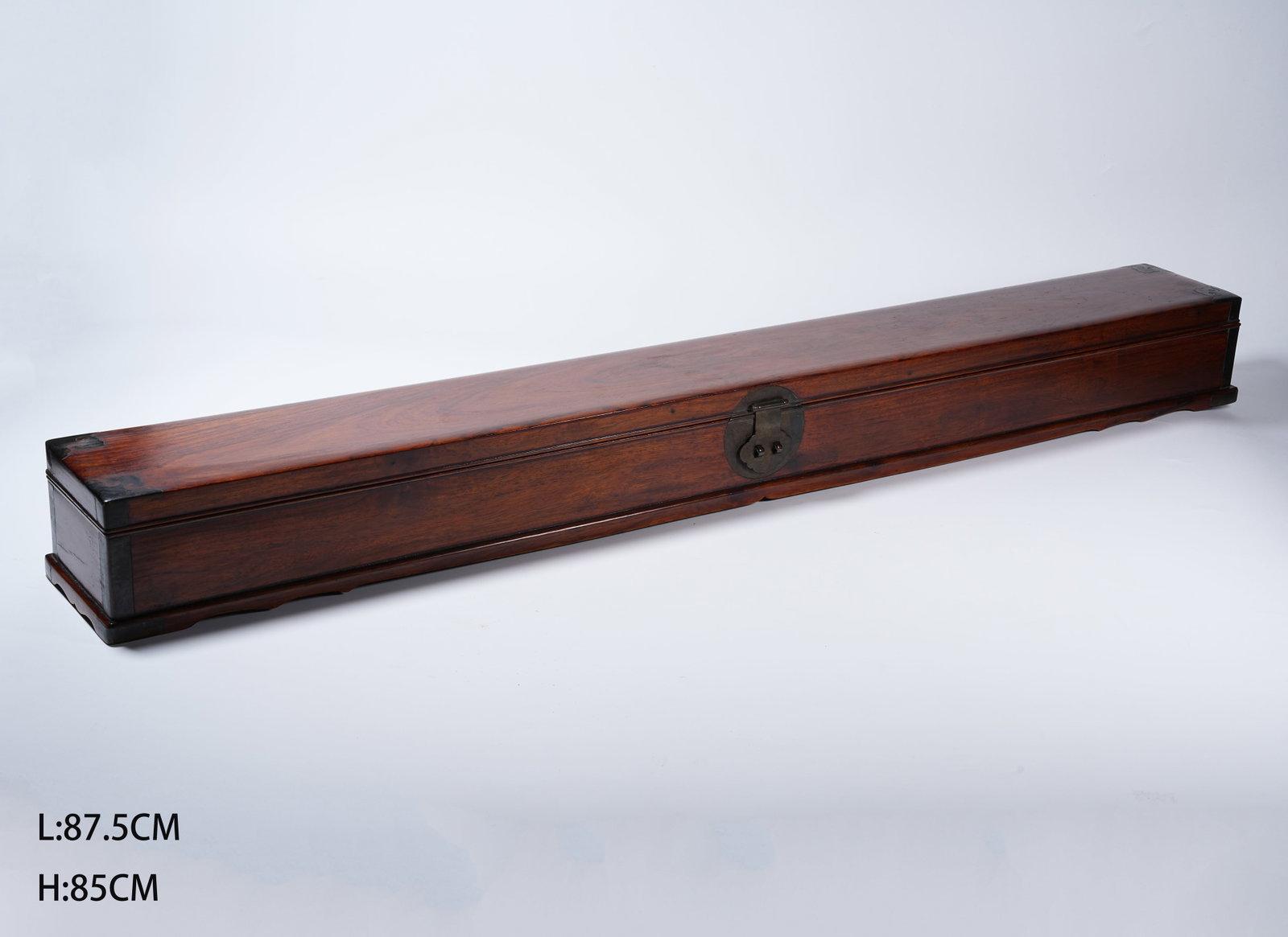 A HUANGHUALI PAINTING SCROLL BOX: Huanghuali Painting Scroll Box