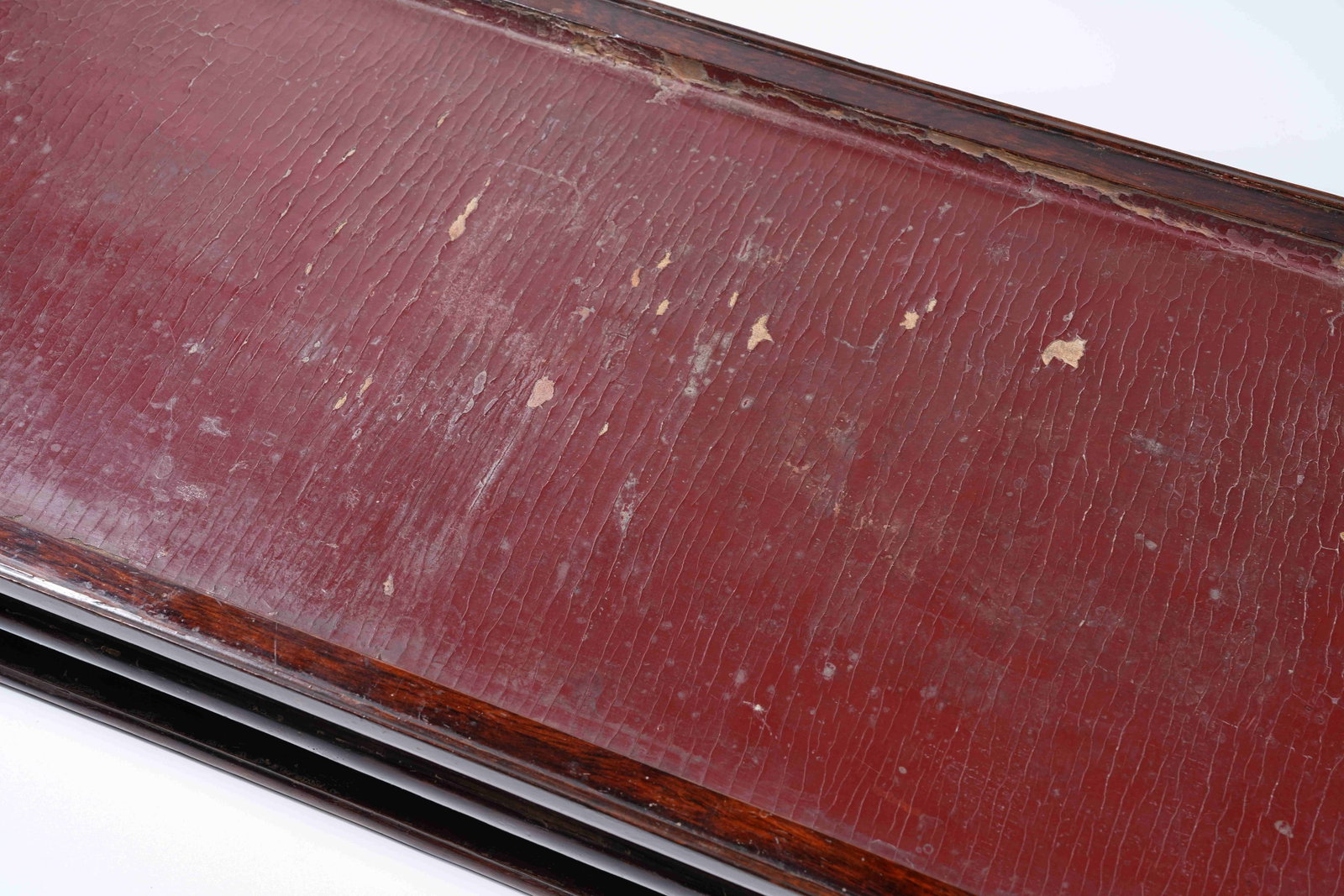 A LACQUER SIDE TABLE - 5