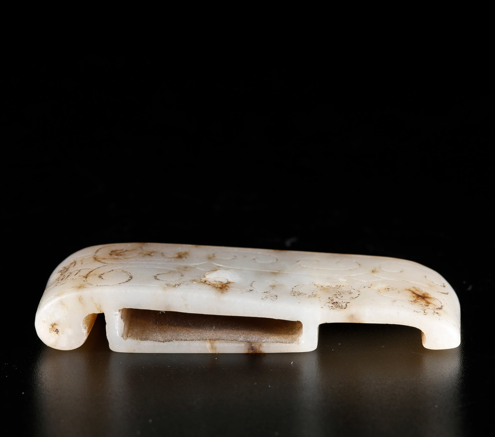 A HETIAN SWORD ORNAMENT: Hetian Sword Ornament