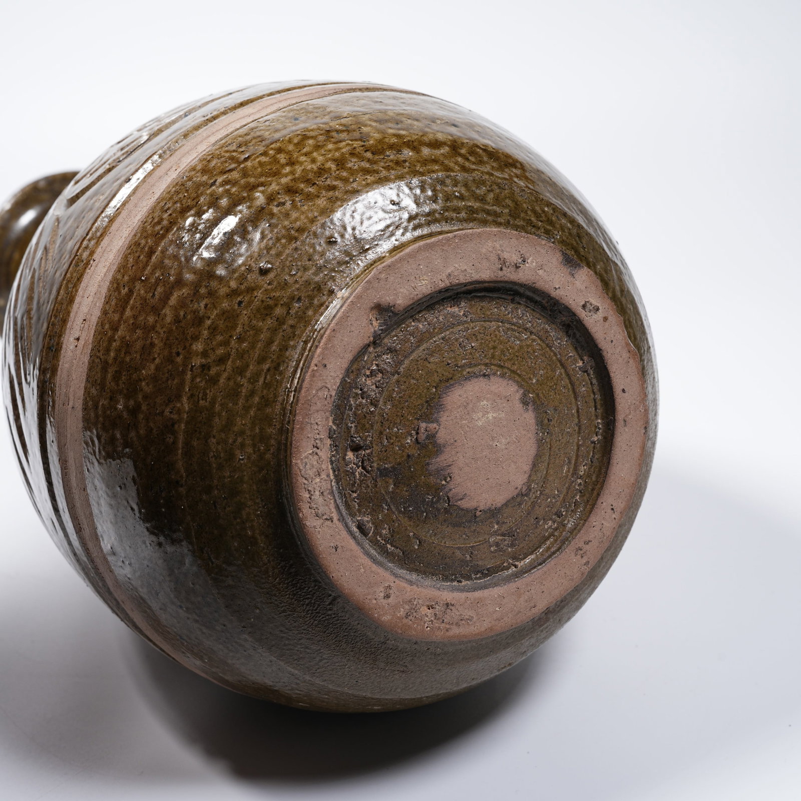 A CELADON PHOENIX PATTERN PEAR-SHAPED VASE - 9