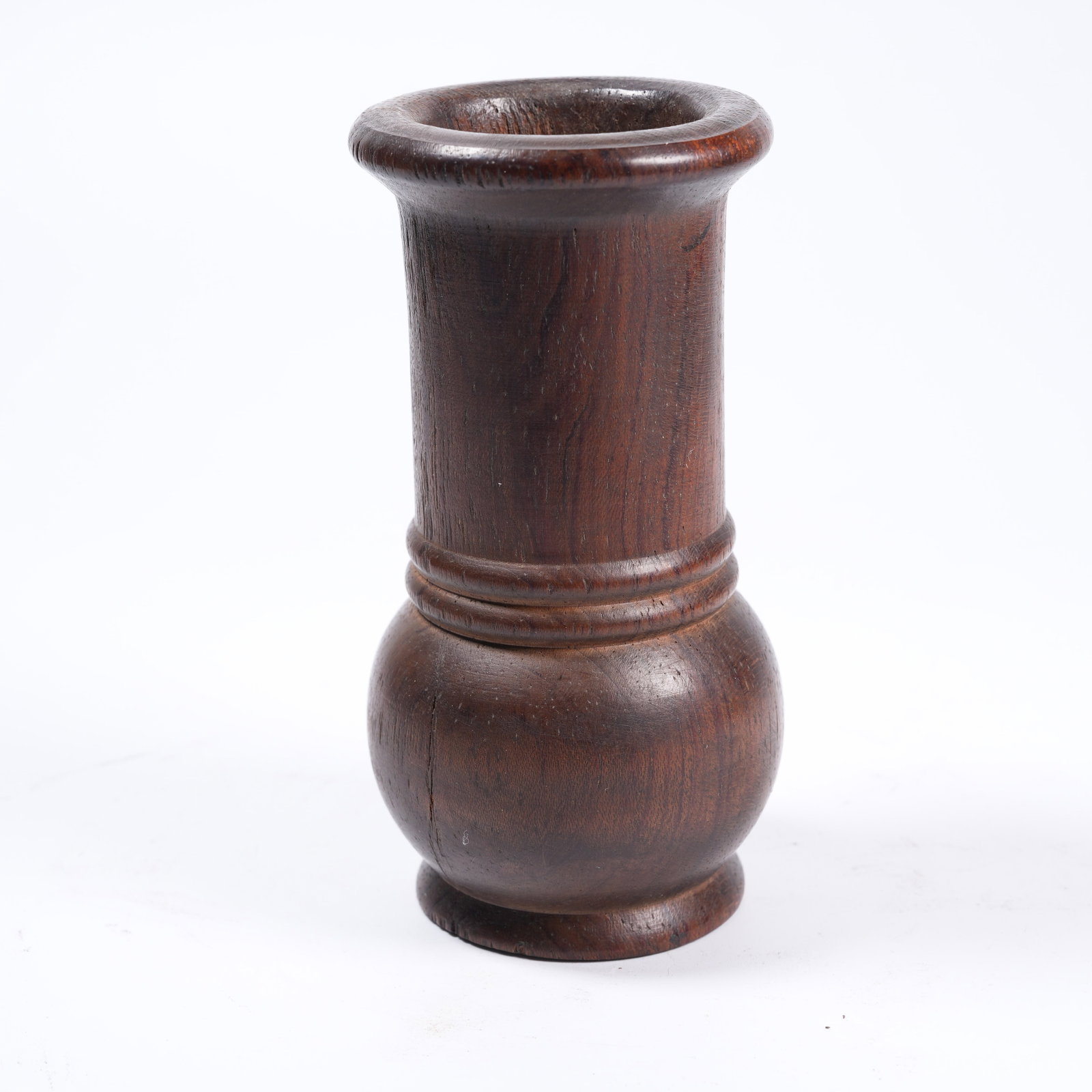 A HUANGHUALI FLOWER GOBLET: Huanghuali Flower Goblet