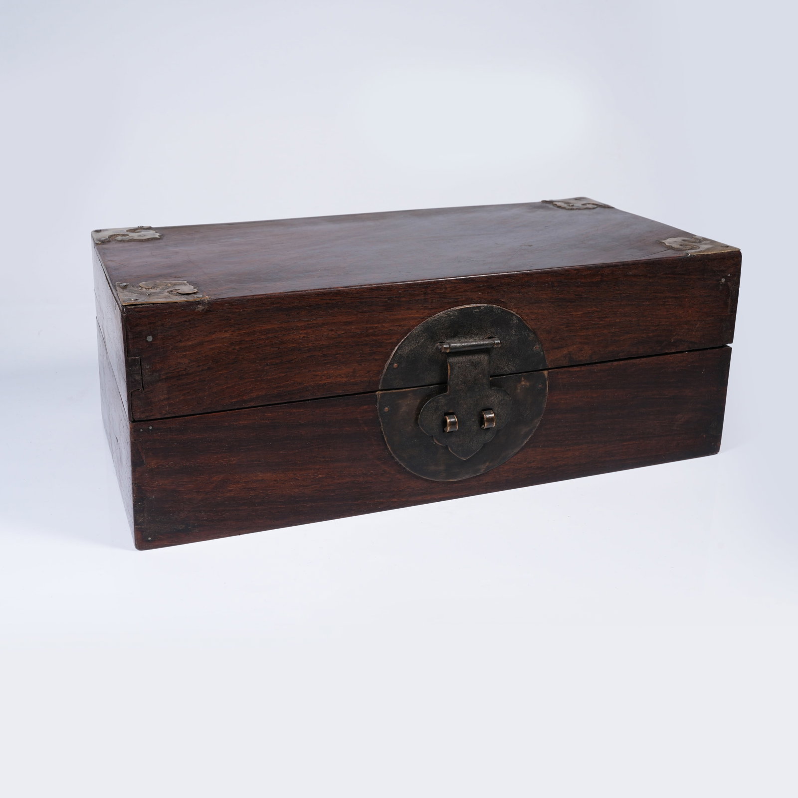 A HUANGHUALI WOOD COVERED BOX (1 of 10)