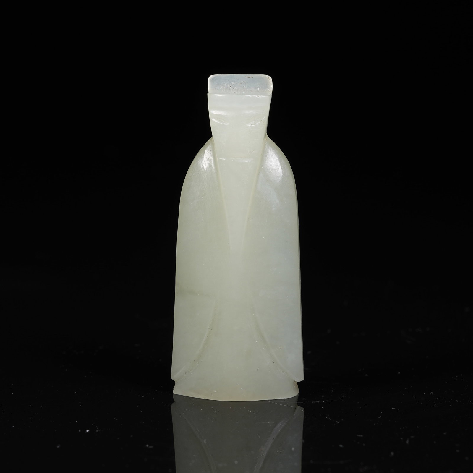 A NEPHRITE WENGZHONG PENDANT (1 of 9)