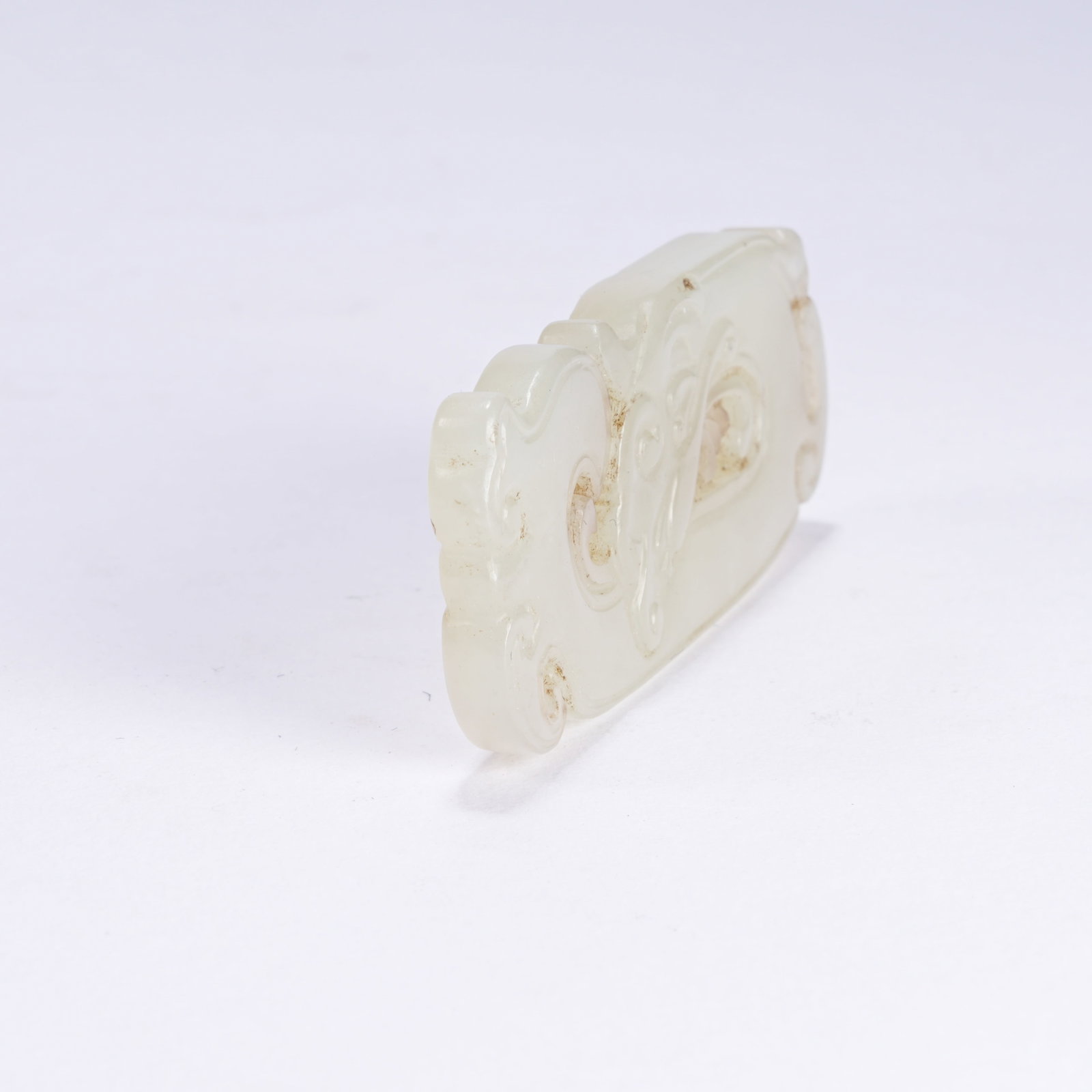 A ANCIENT JADE PHOENIX PATTERN PENDANT - 2