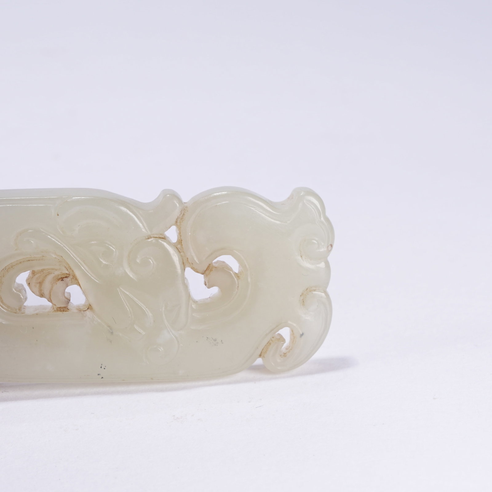 A ANCIENT JADE PHOENIX PATTERN PENDANT - 4