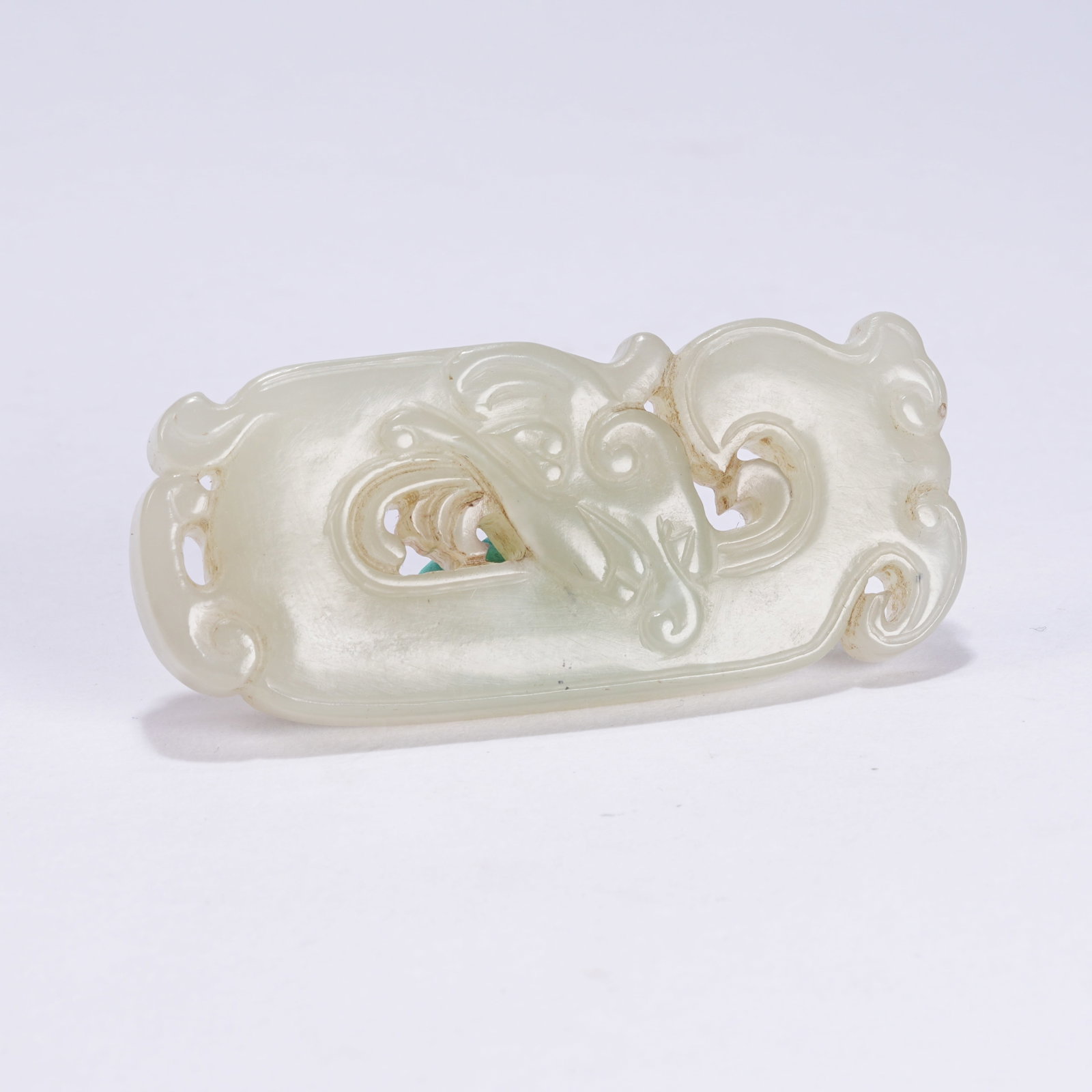 A ANCIENT JADE PHOENIX PATTERN PENDANT - 5