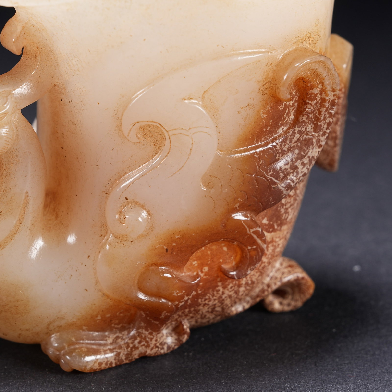 A ANCIENT JADE PHOENIX CUP - 7