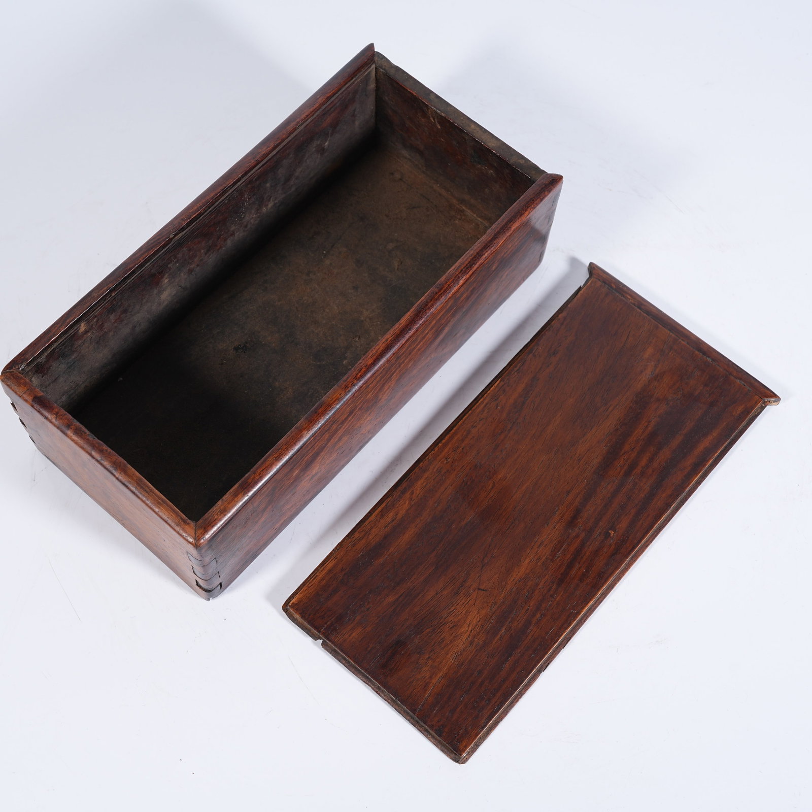 A HUANGHUALI WOOD COVERED BOX (1 of 10)