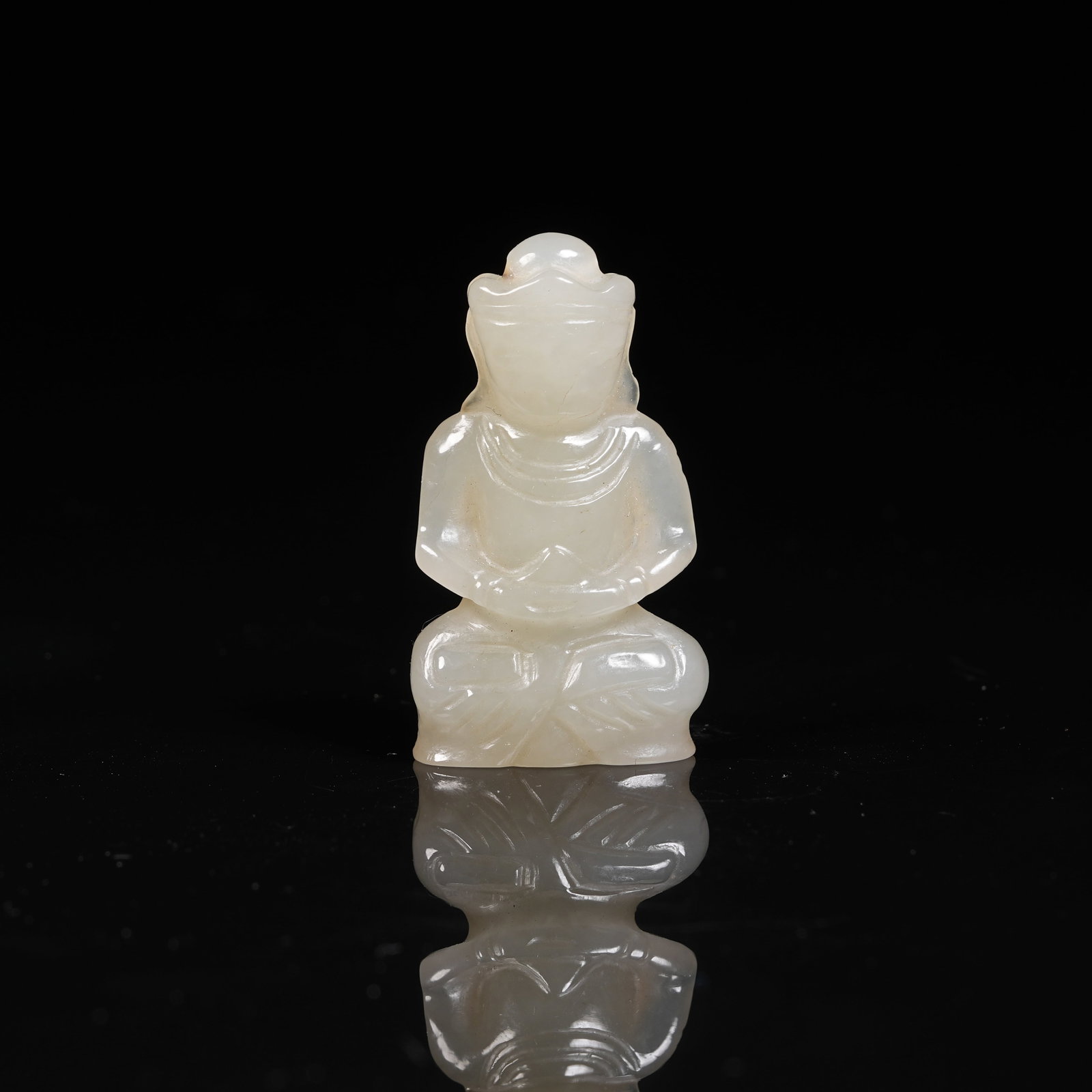 A NEPHRITE BUDDHA PENDANT (1 of 9)