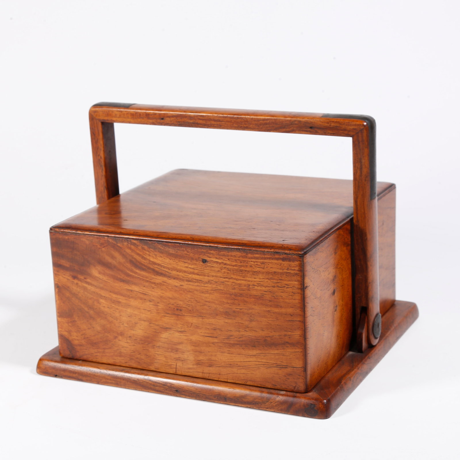 A HUANGHUALI WOOD CARRY BOX: Huanghuali Wood Carry Box