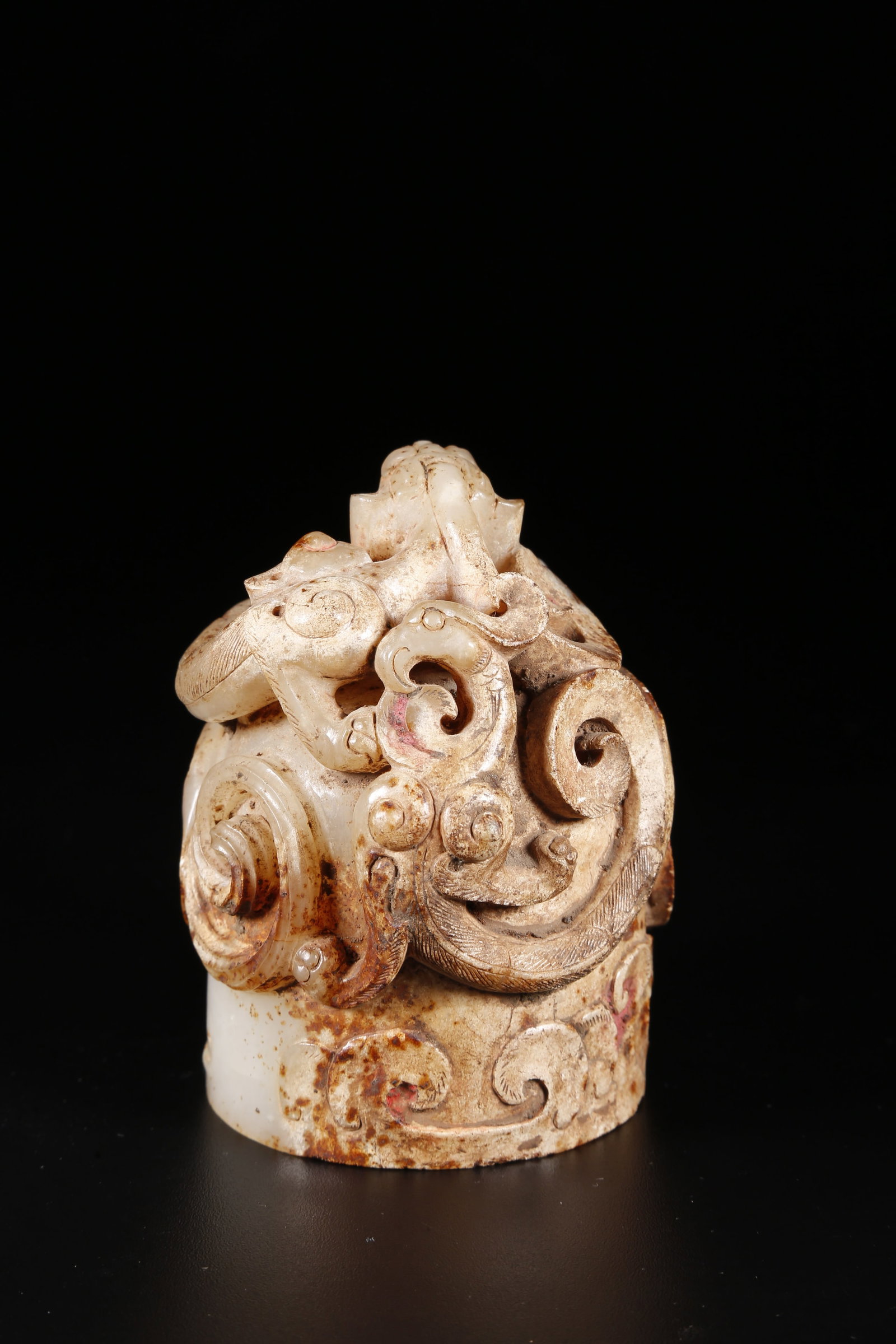 A ANCIENT JADE DRAGON PATTERN SEAL - 3