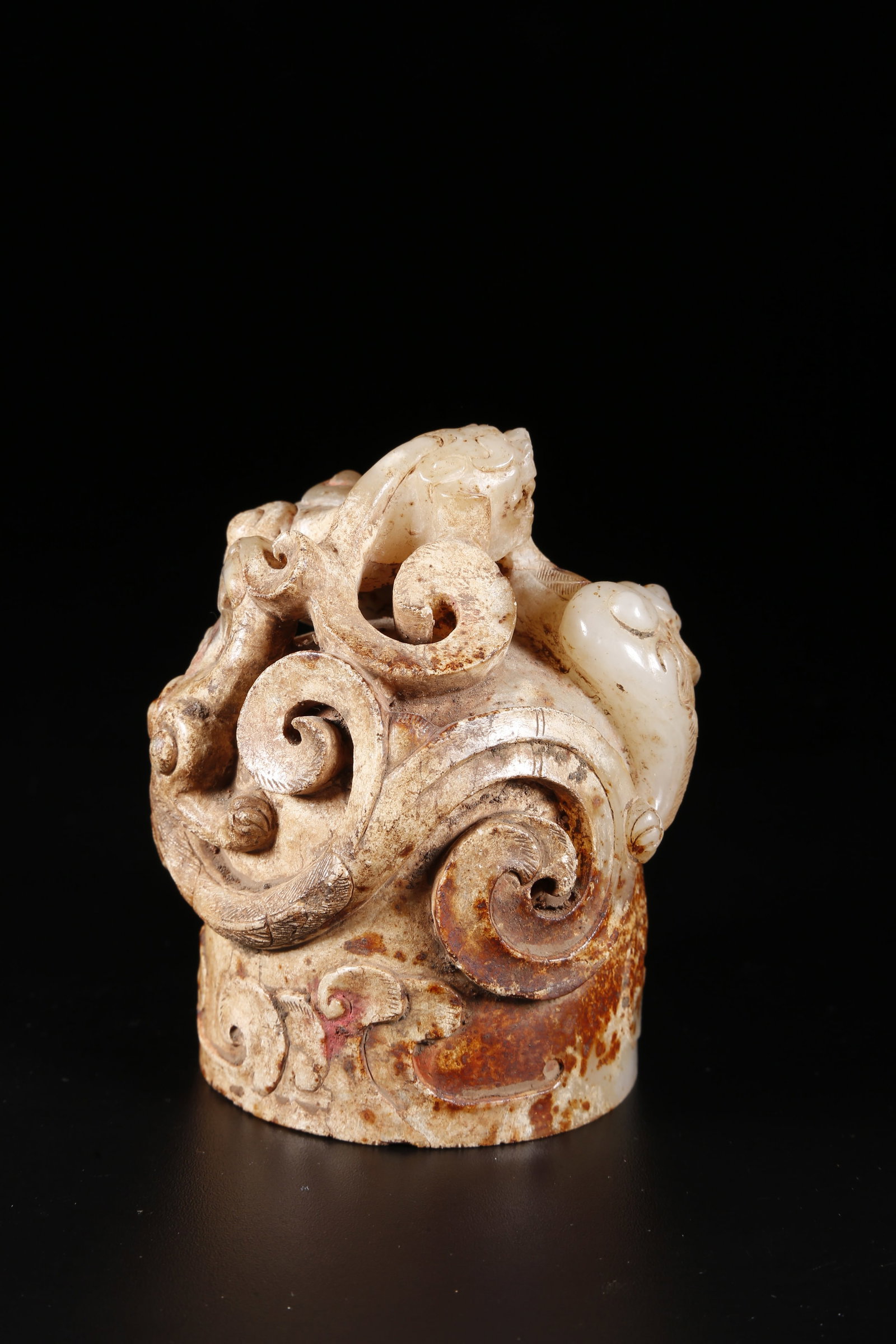 A ANCIENT JADE DRAGON PATTERN SEAL - 4