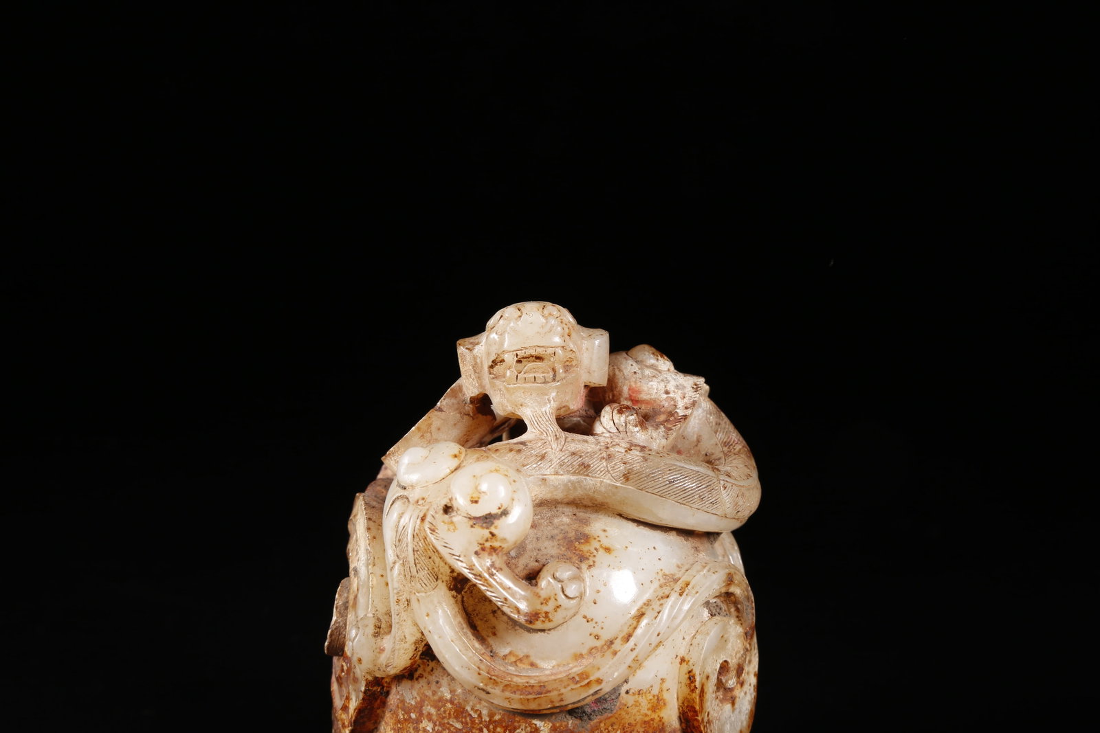 A ANCIENT JADE DRAGON PATTERN SEAL - 6