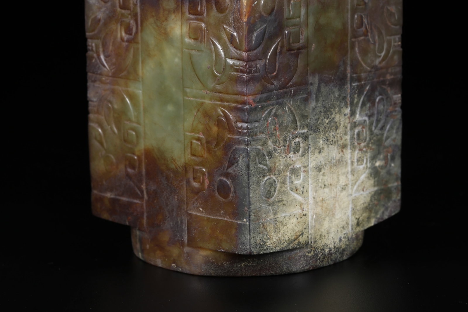 A HETIAN JADE BEAST PATTERN SEAL - 7