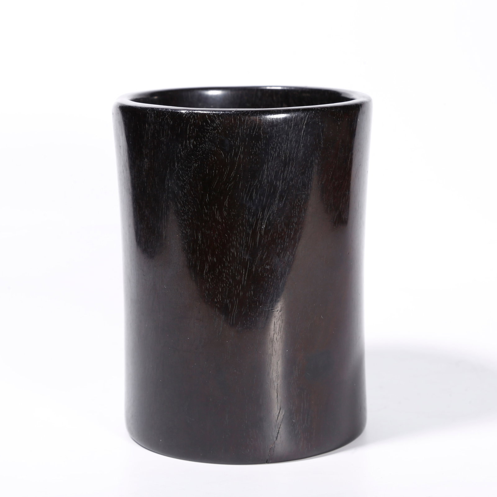 A RED SANDALWOOD BRUSH POT (1 of 9)