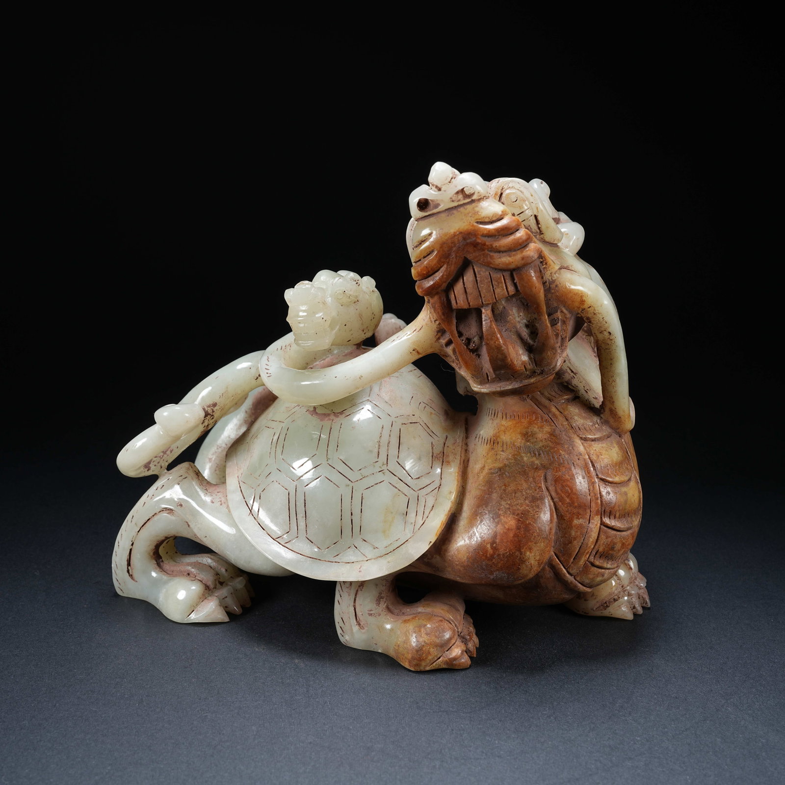 A ANCIENT JADE DRAGON TURTLE: Ancient Jade Dragon Turtle