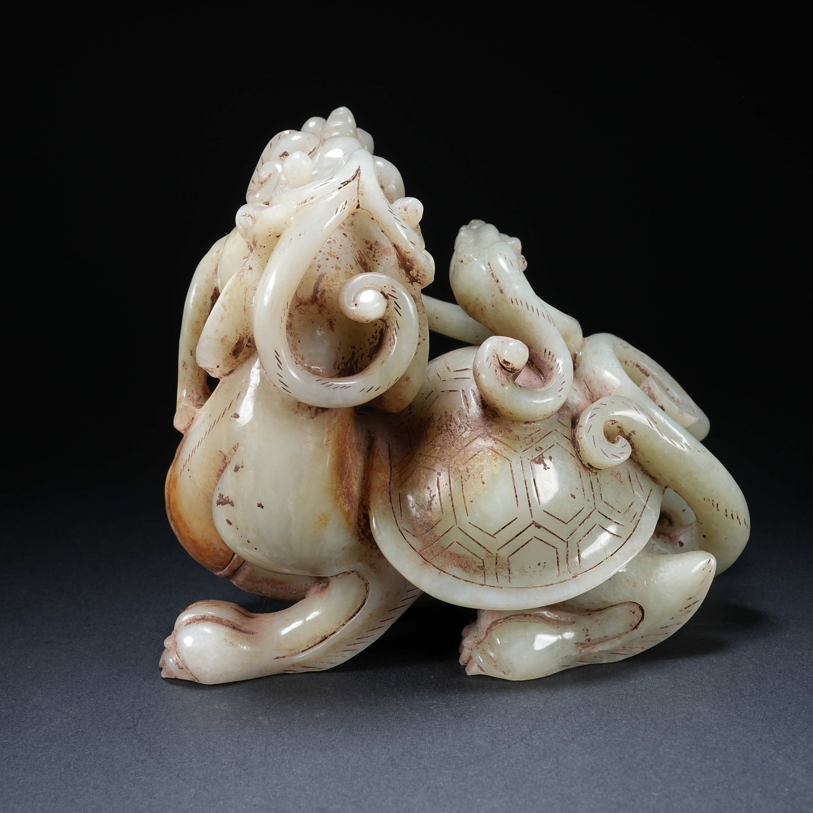 A ANCIENT JADE DRAGON TURTLE - 3