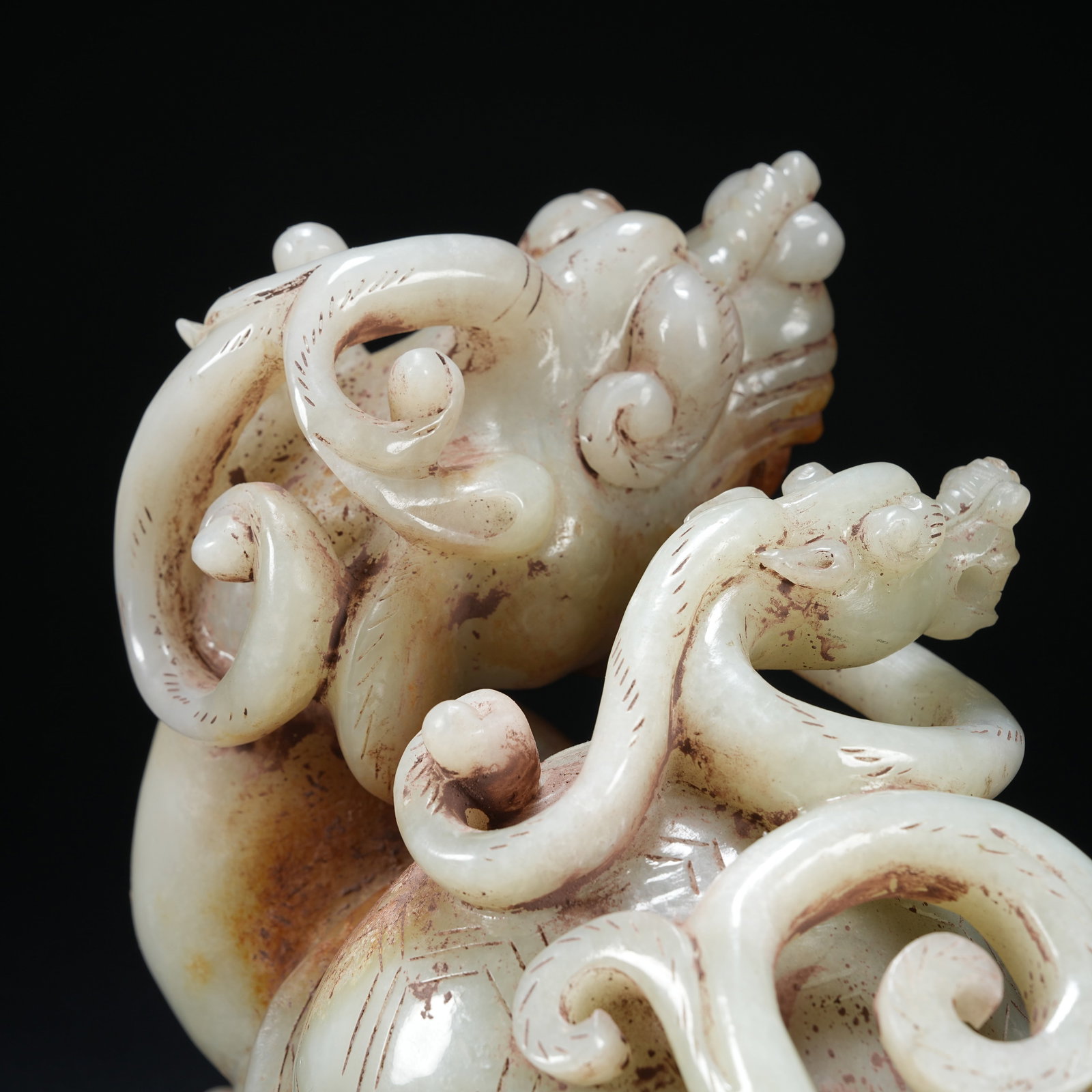 A ANCIENT JADE DRAGON TURTLE - 5