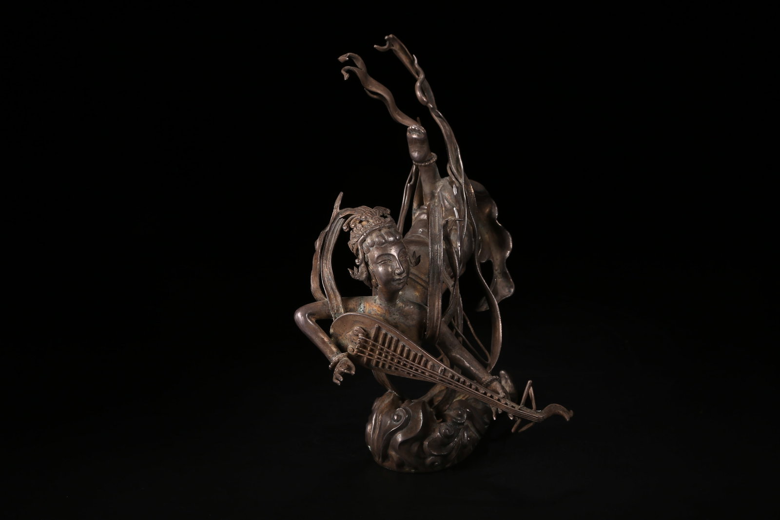 A SILVER FLYING APSARA - 5