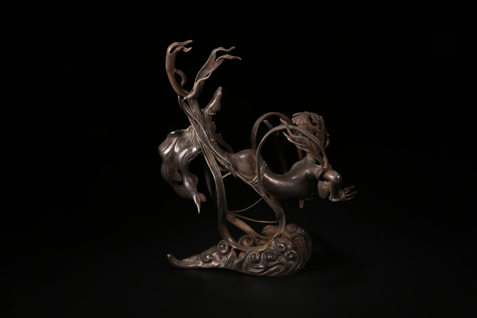 A SILVER FLYING APSARA - 6