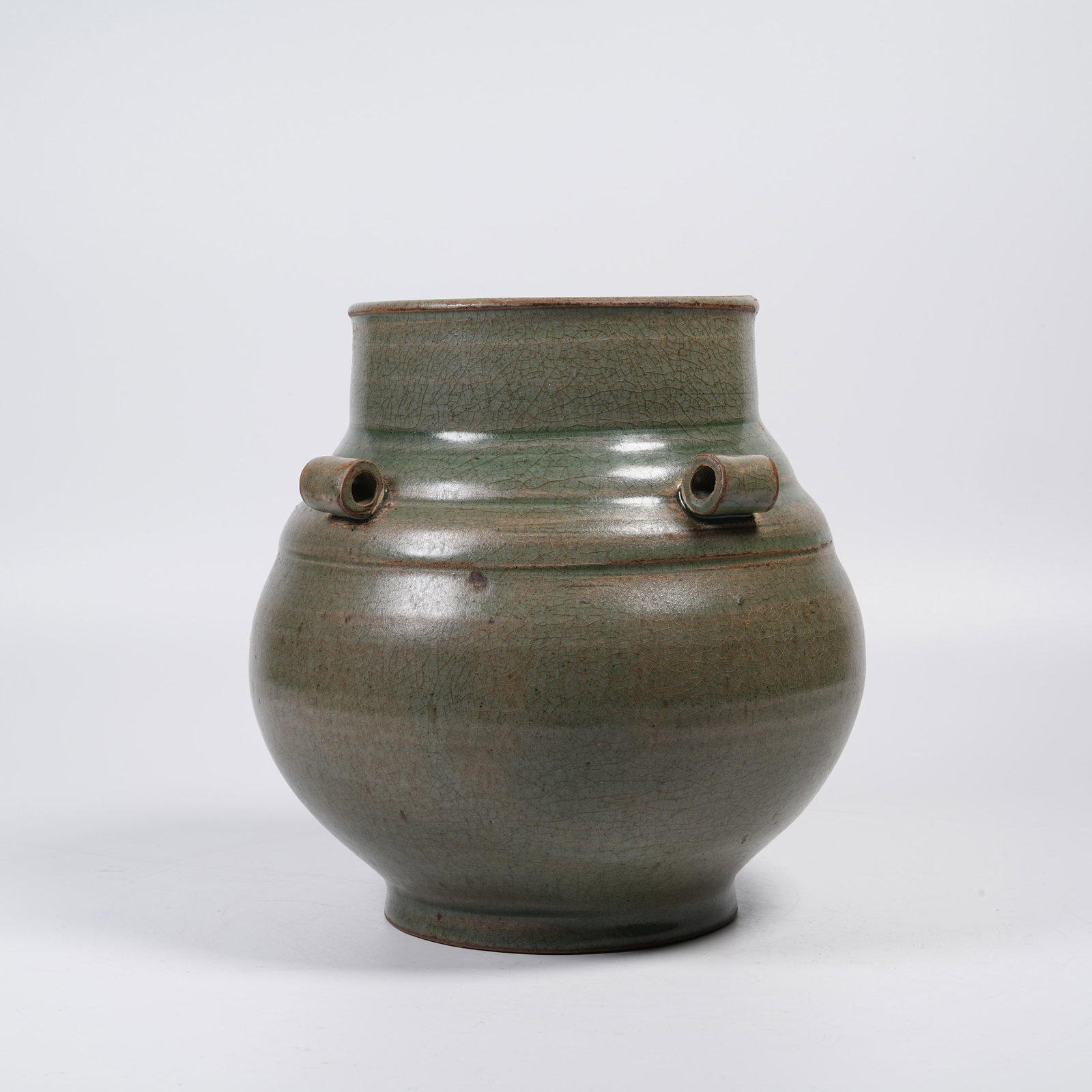 A YUEYAO FOUR-LOOP JAR: Yueyao Four-loop Jar