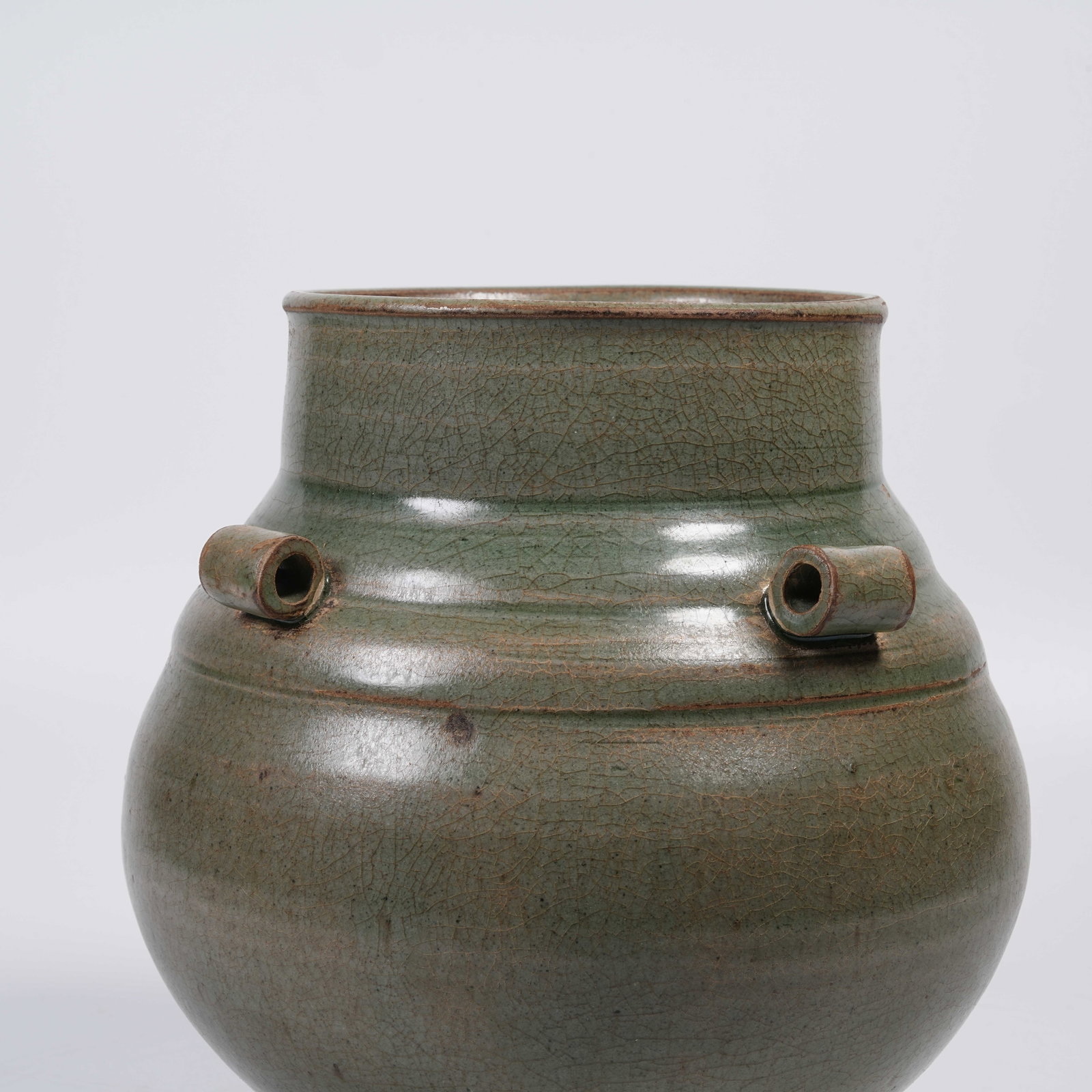 A YUEYAO FOUR-LOOP JAR - 2