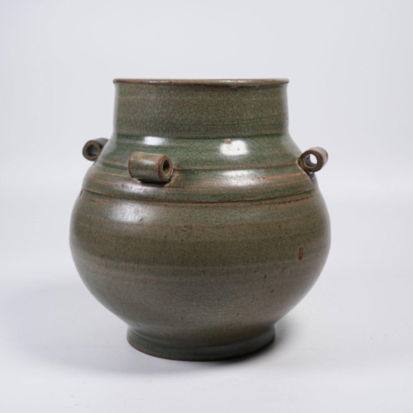 A YUEYAO FOUR-LOOP JAR - 5