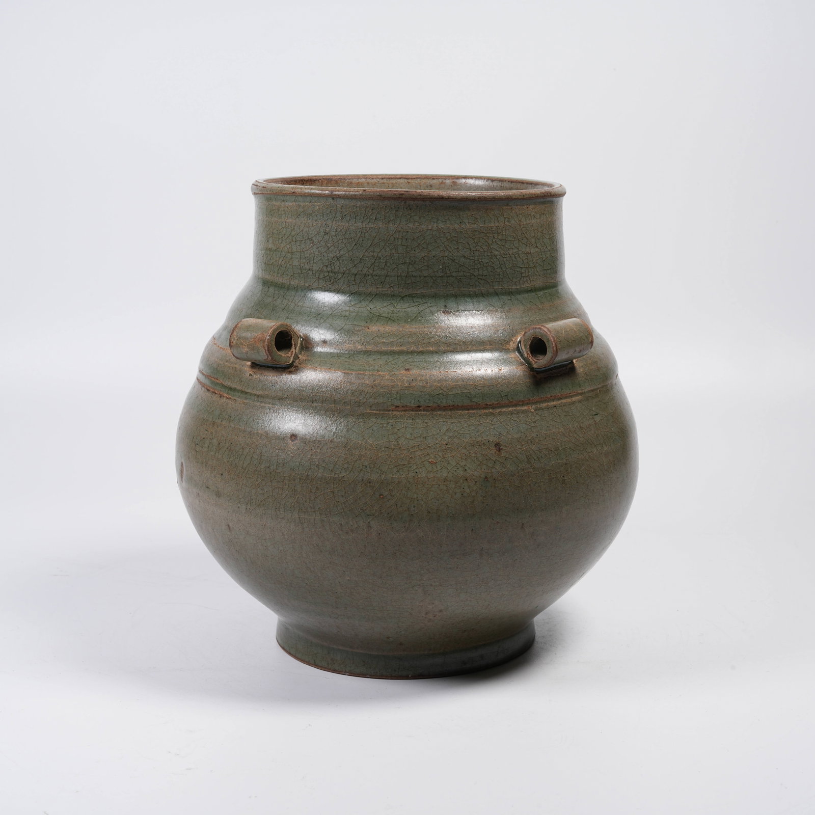 A YUEYAO FOUR-LOOP JAR - 6
