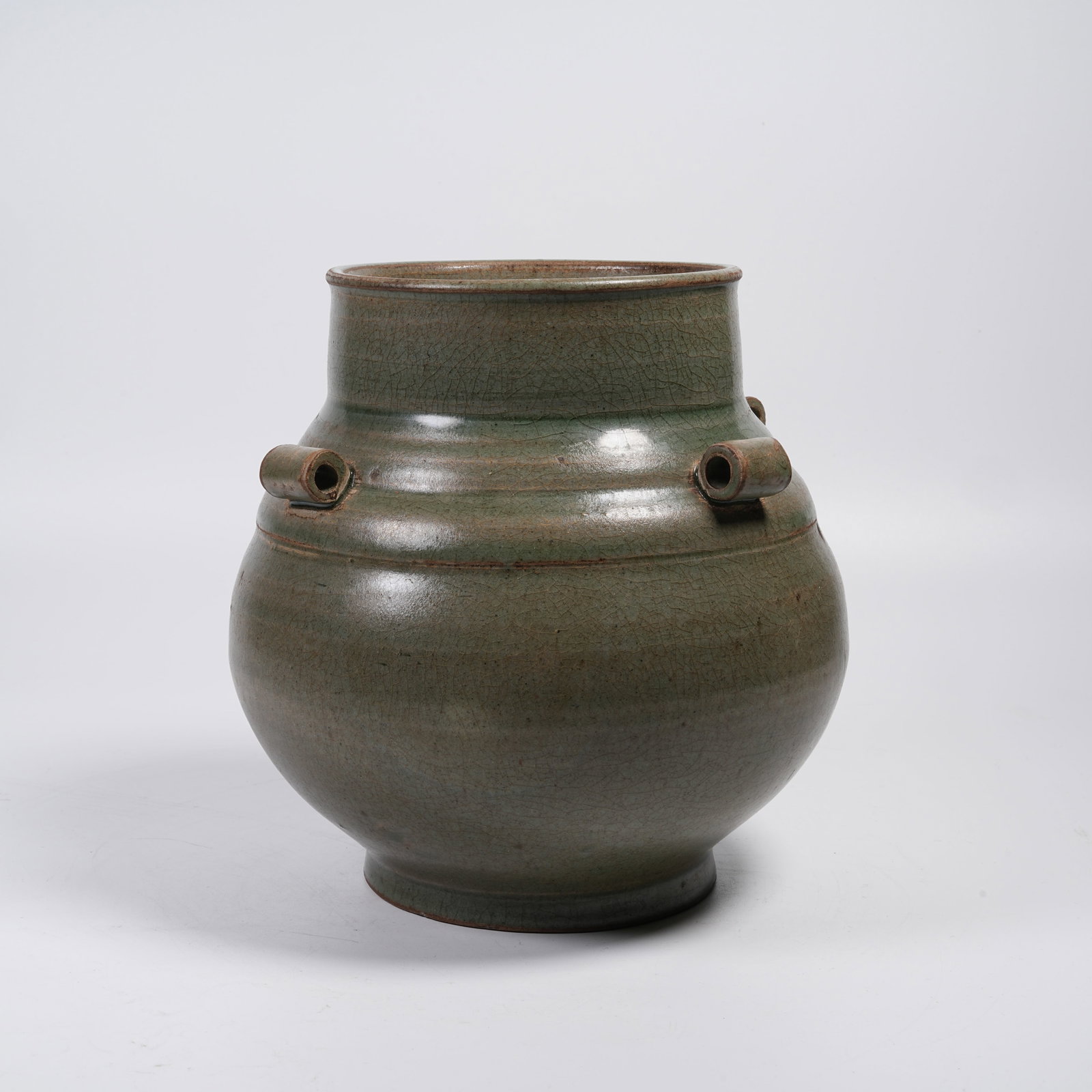 A YUEYAO FOUR-LOOP JAR - 7