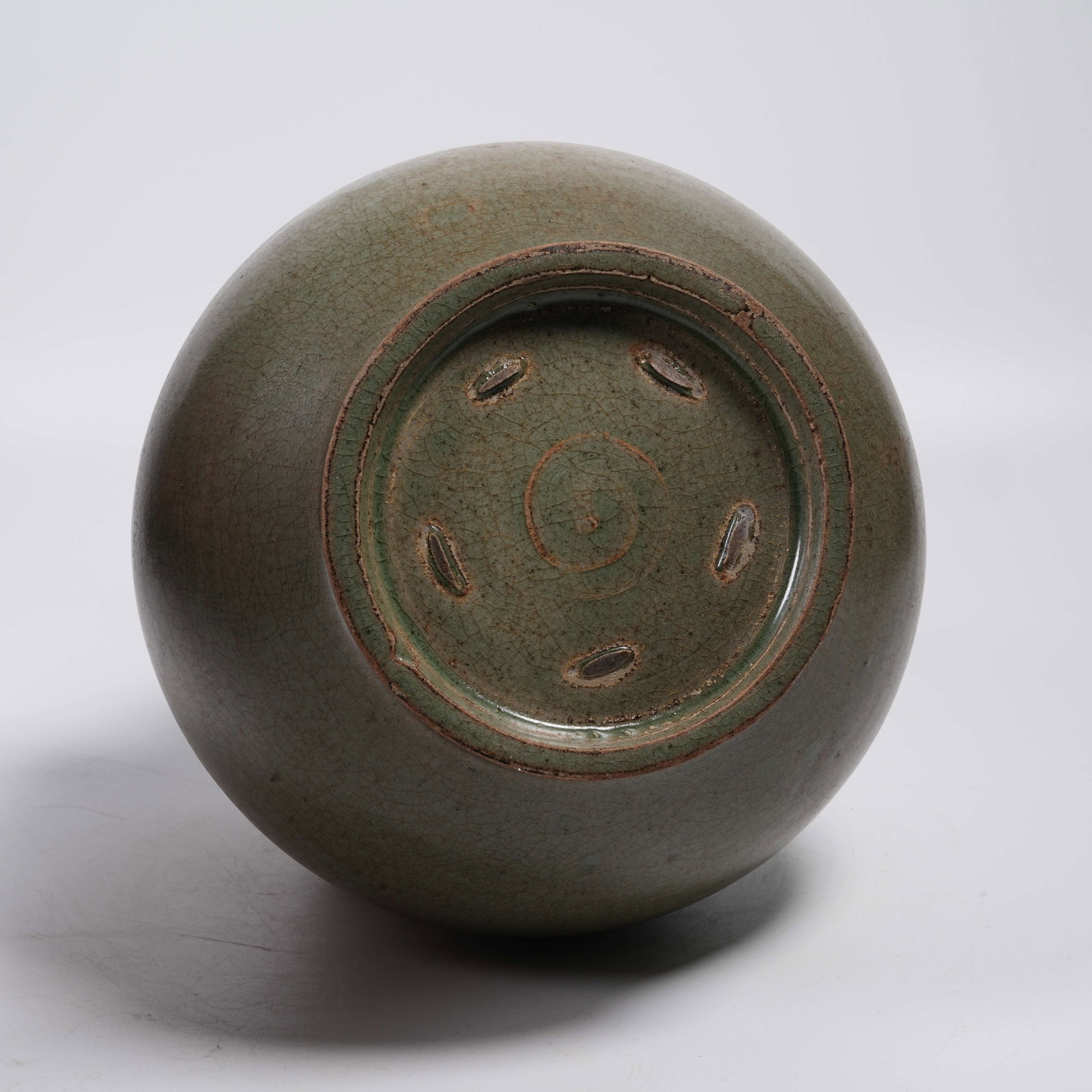 A YUEYAO FOUR-LOOP JAR - 9