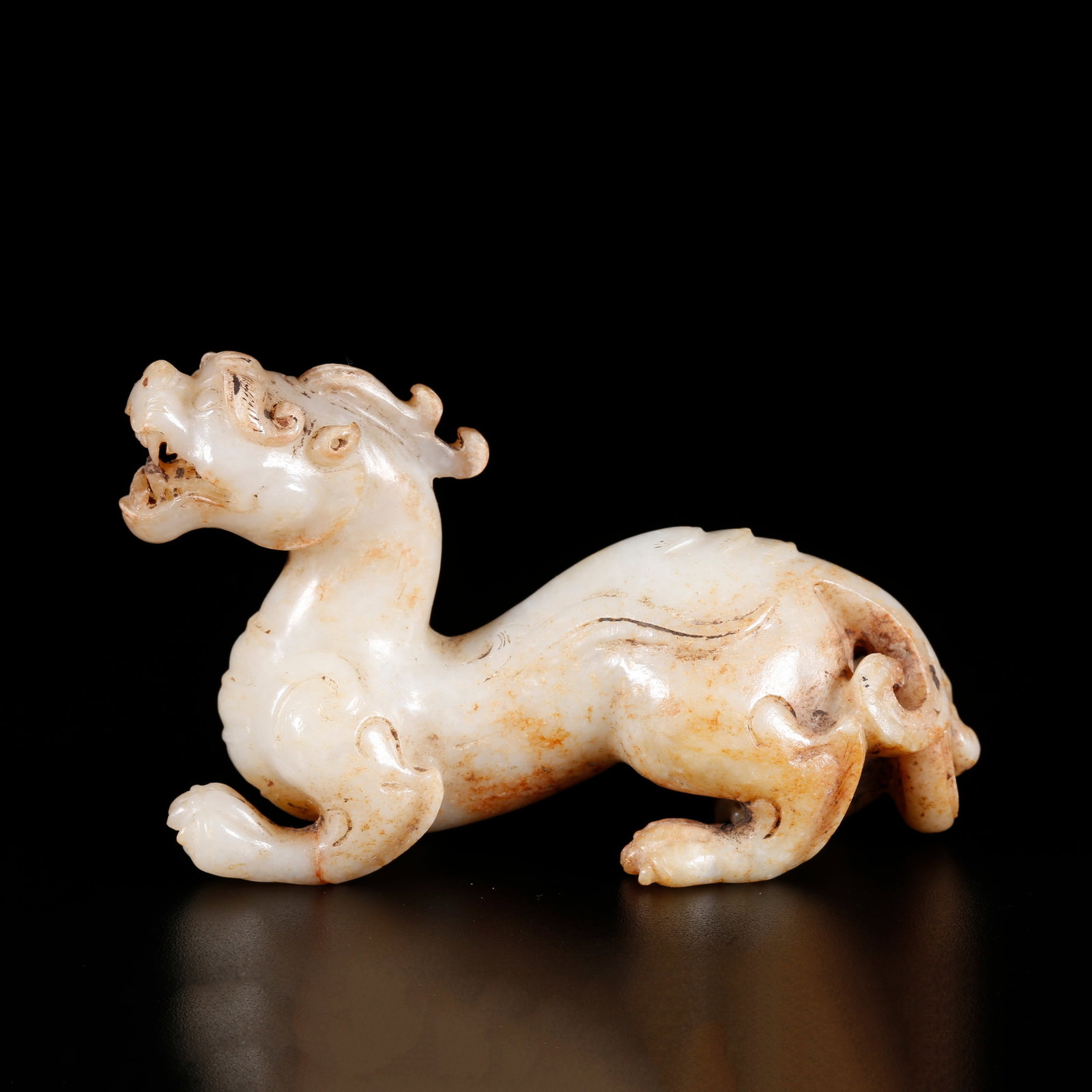 A HETIAN JADE BOY ORNAMENT: Hetian Jade Boy Ornament
