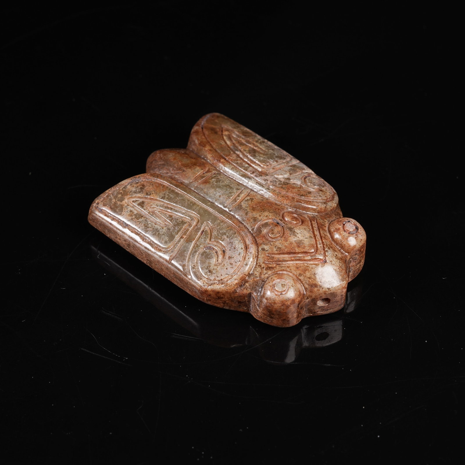 A ARCHAIC JADE CICADA: Archaic Jade Cicada