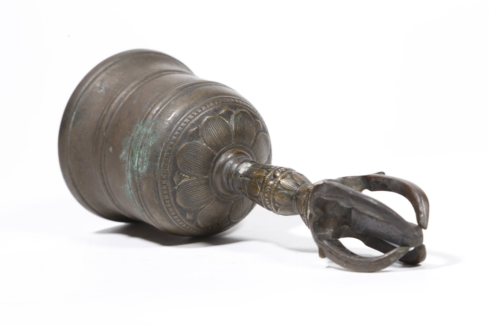 A BRONZE RITUAL IMPLEMENT - 8