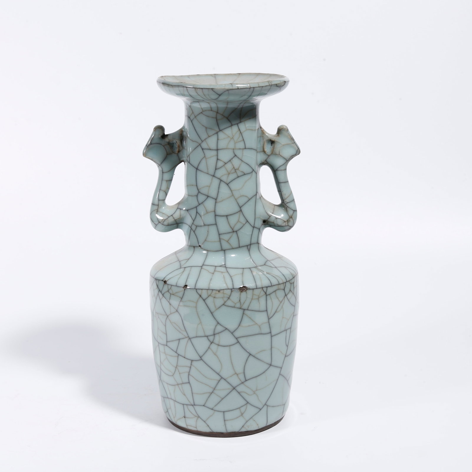 A IMPERIAL KILN PHOENIX-EAR VASE (1 of 9)