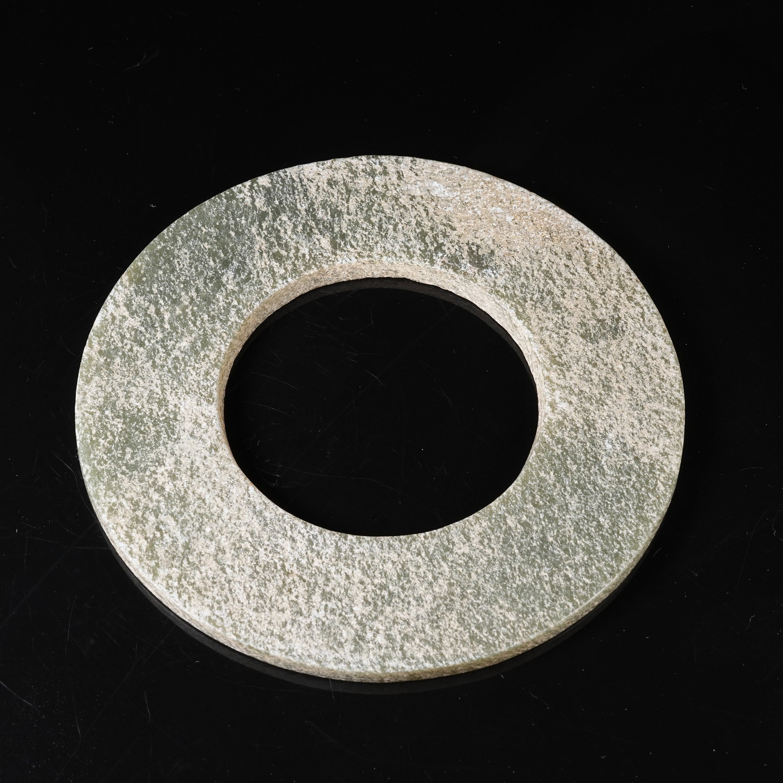 A ARCHAIC JADE BI DISC: Archaic Jade Bi Disc