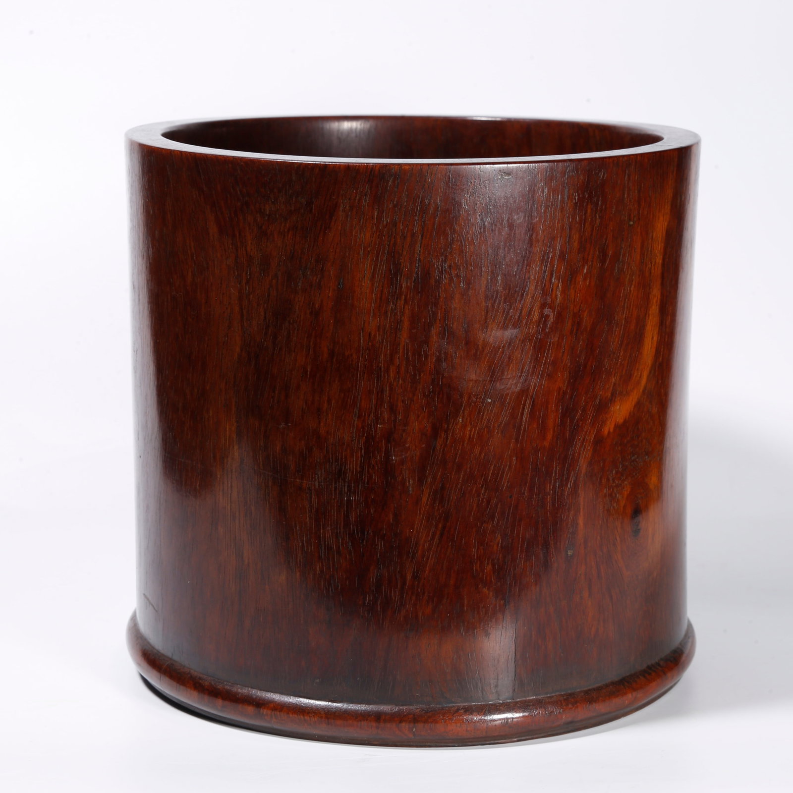 A HUALI WOOD BRUSH POT (1 of 9)