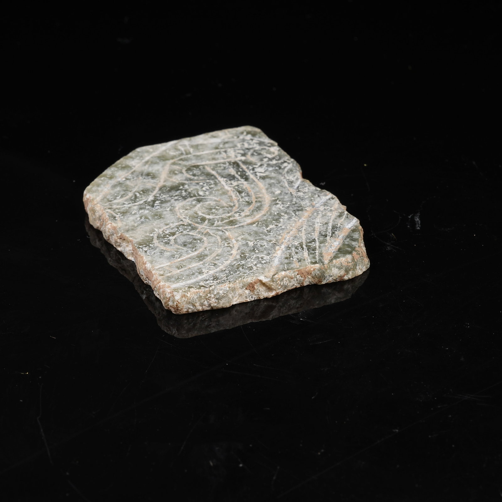 A ARCHAIC JADE SLICE - 8