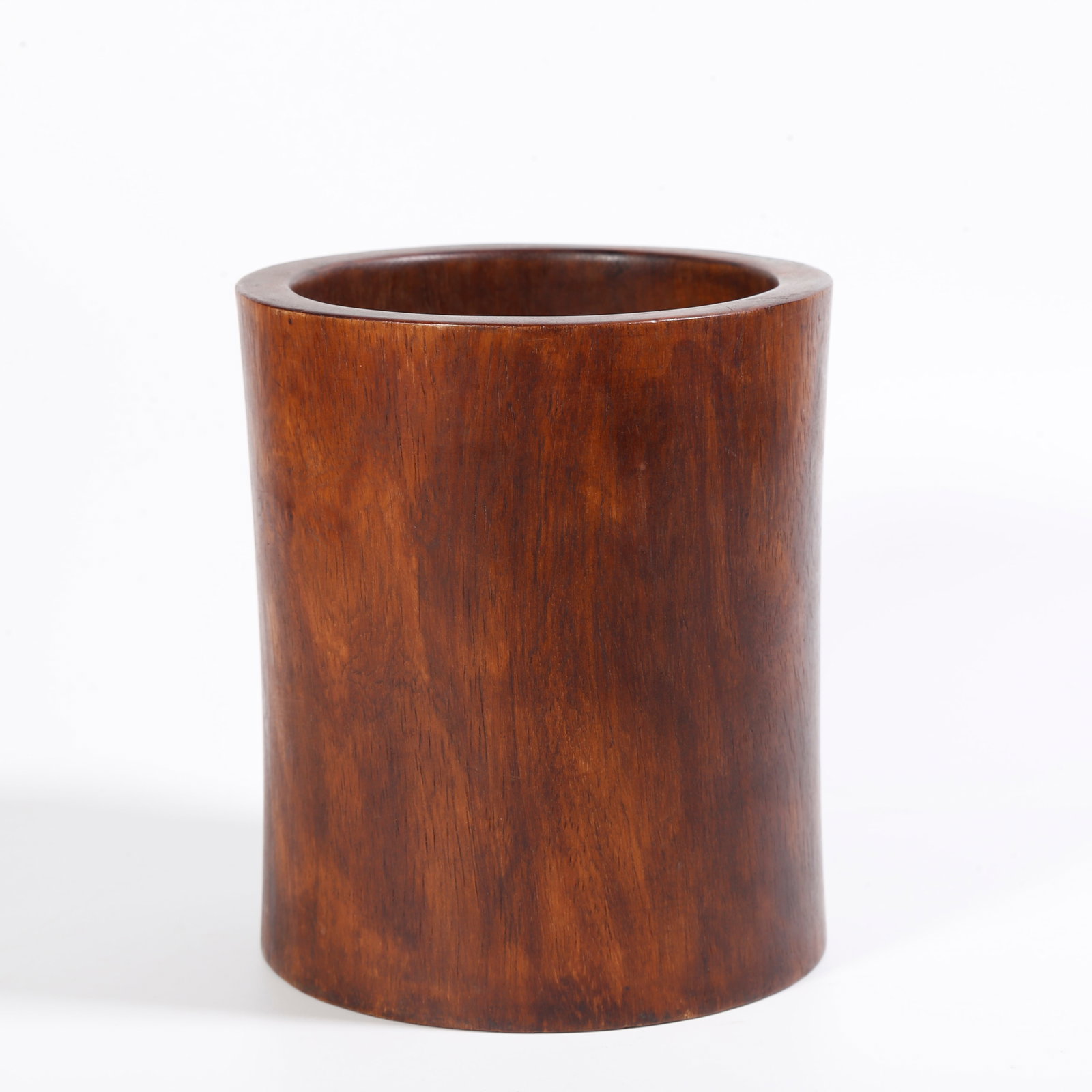 A HUANGHUALI WOOD BRUSH POT (1 of 9)