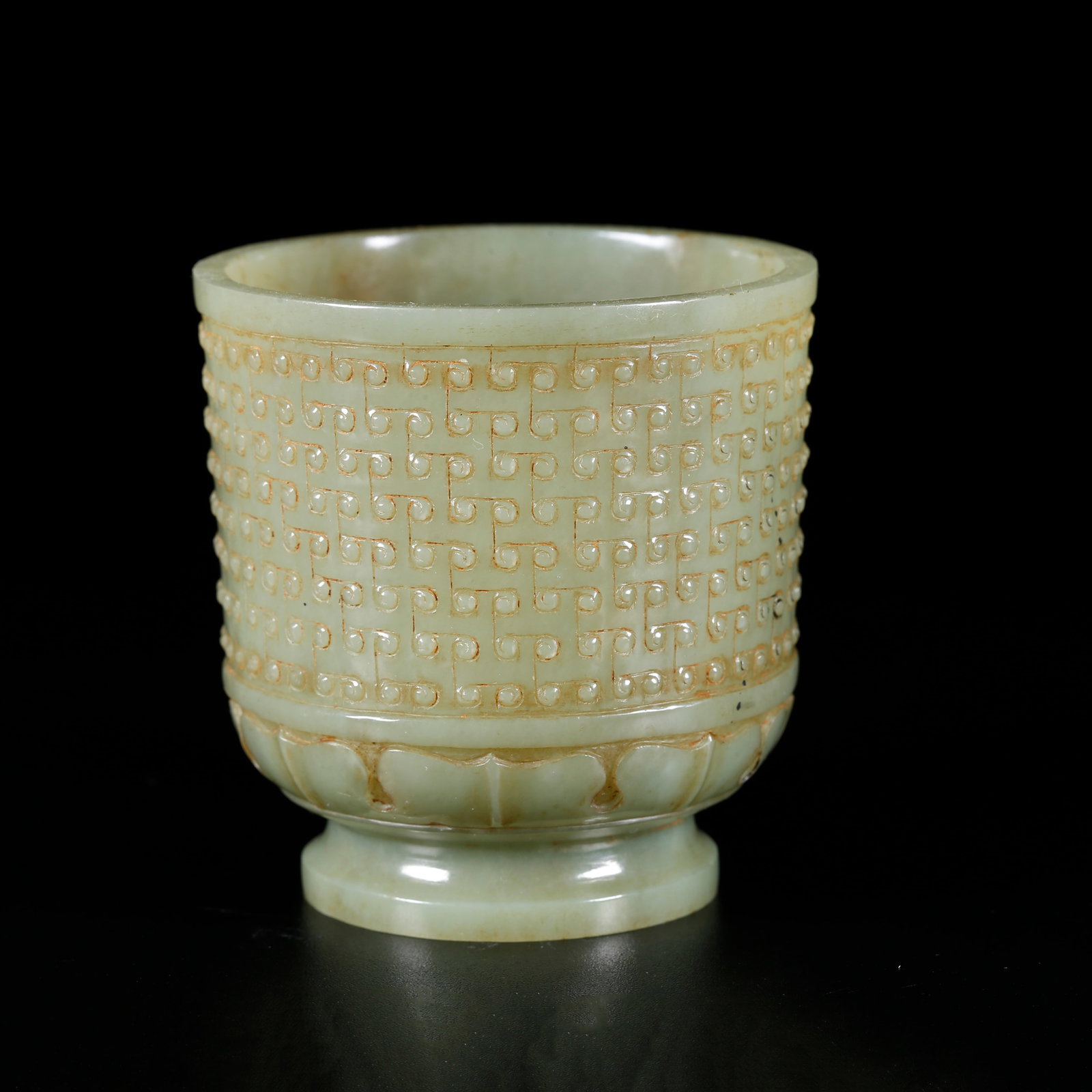 A ANCIENT JADE DRAGON KNOB NESTING SEAL (1 of 9)