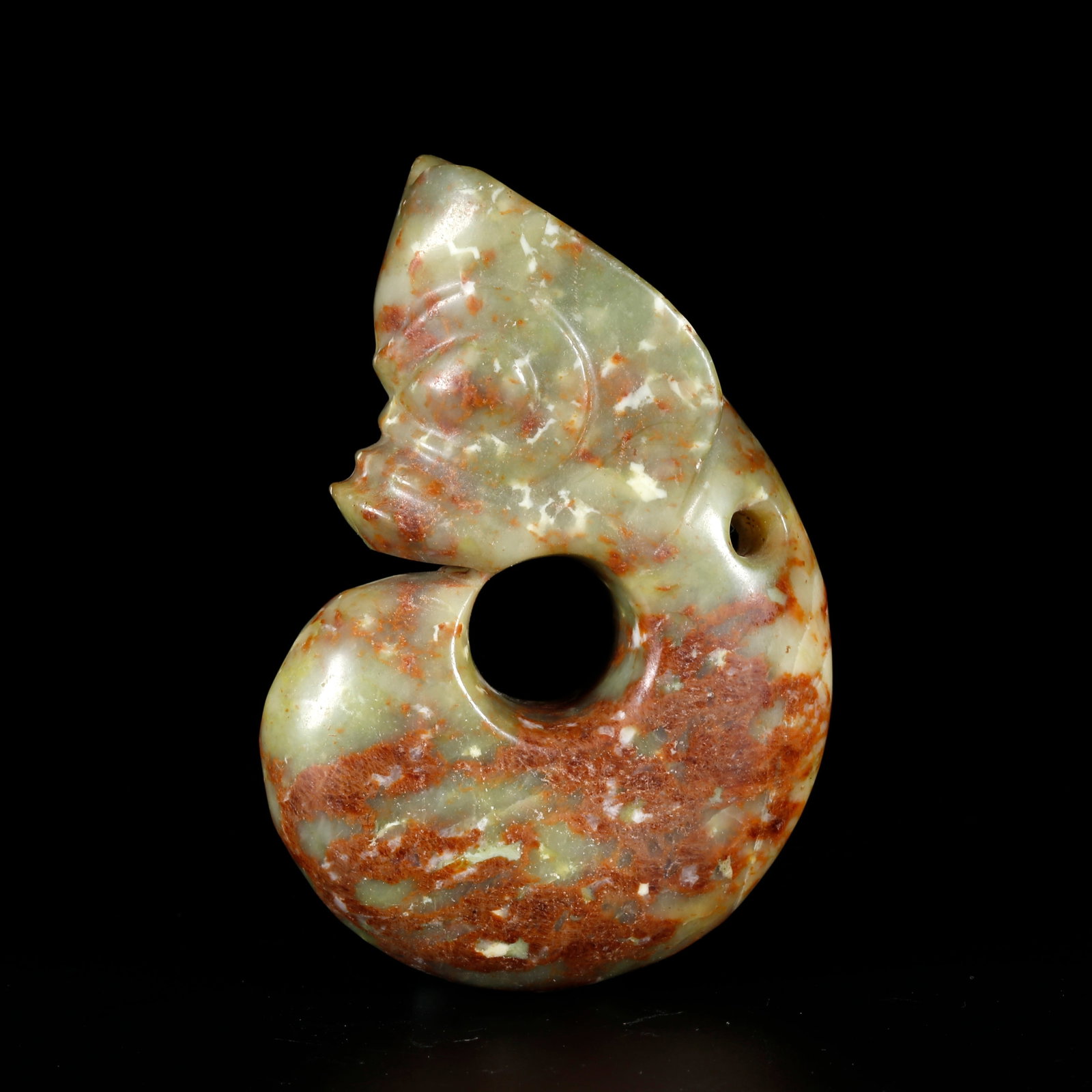 A ANCIENT JADE DRAGON PATTERN BI: Ancient Jade Dragon Pattern Bi