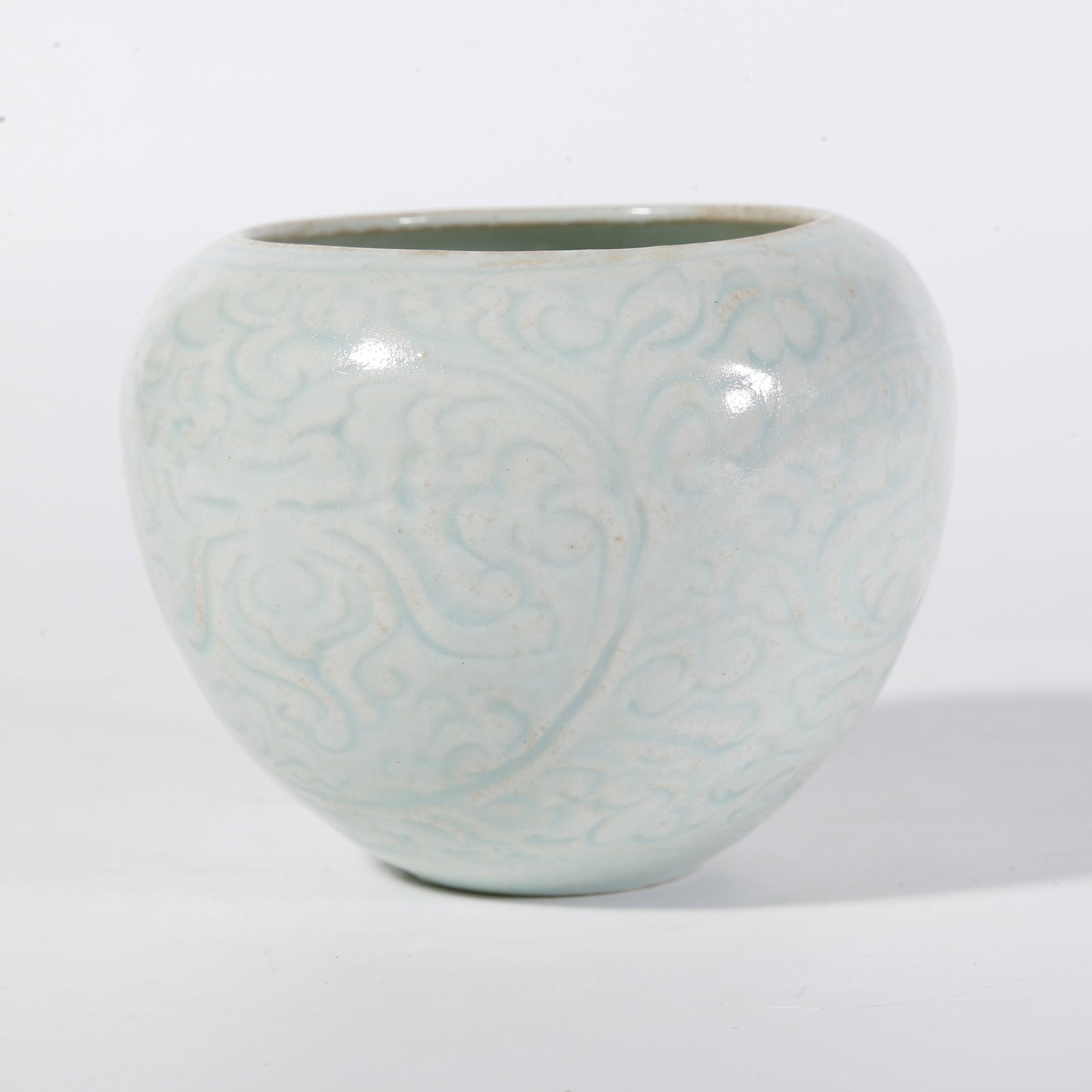 A HUTIAN KILN WATER POT WITH FLORAL PATTERNS (1 of 9)