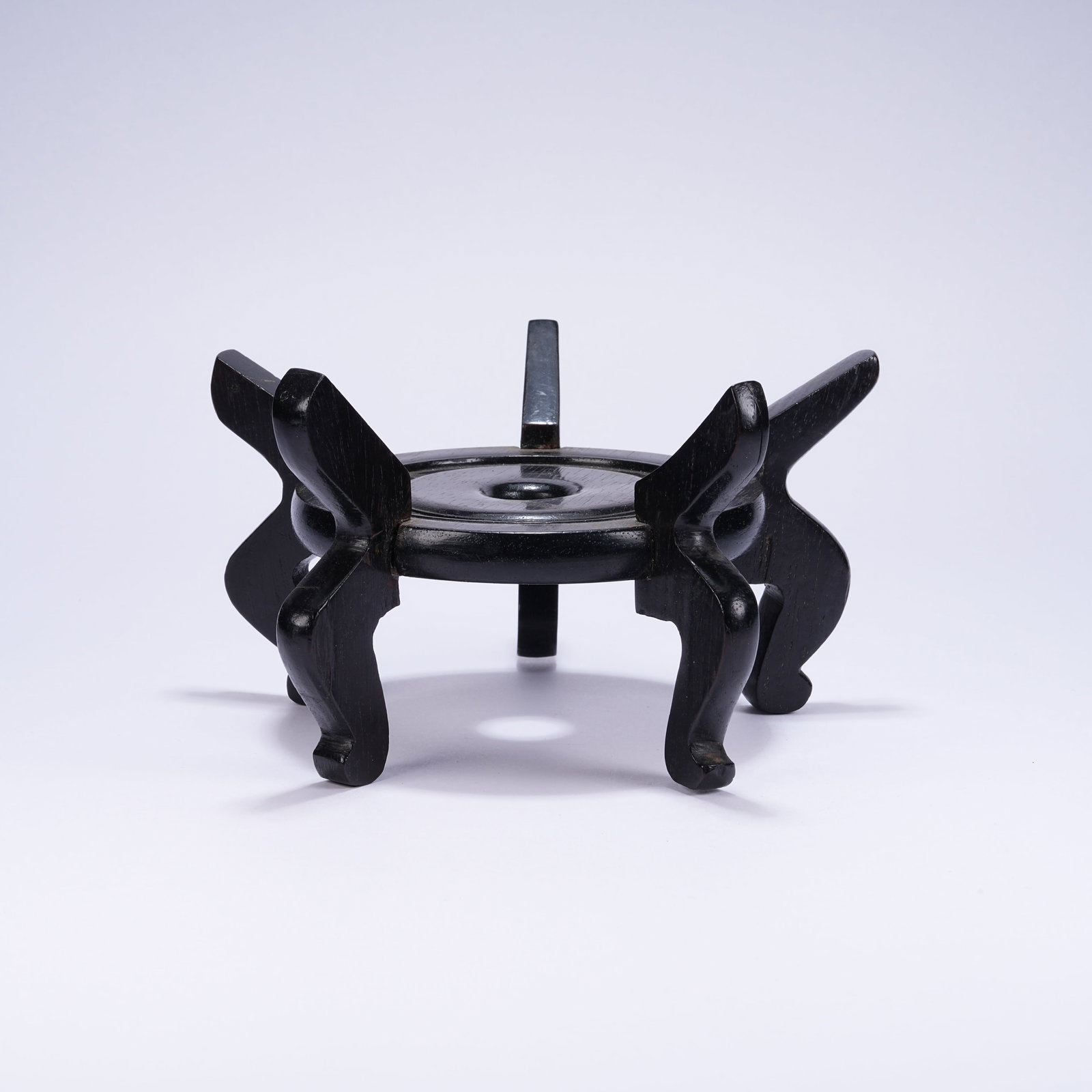 A RED SANDALWOOD STAND: Red Sandalwood Stand